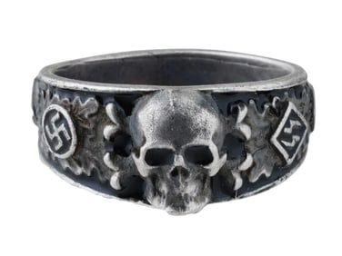 WWII NAZI GERMAN SS SOCIETY AHNENERBE MEMBERS RING