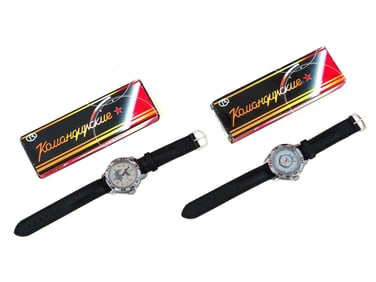 RUSSIAN VOSTOK KOMANDIRSKIE MILITARY WRIST WATCH IOB