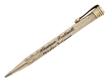 WWII ERA KOSCA 14K GOLD PLATED MECHANICAL PENCIL