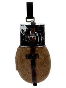 WWII GERMAN WEHRMACHT CANTEEN AND CUP SET IN WOOL COVER