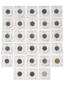 WWII 28 GERMAN THIRD REICH COINS 1939 TO 1943