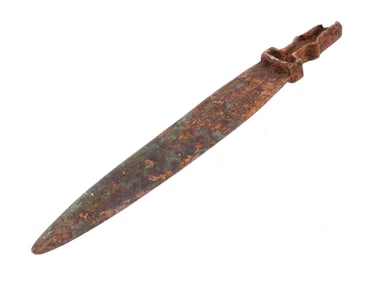 ANCIENT NEAR EAST REGION LURISTAN BRONZE DAGGER