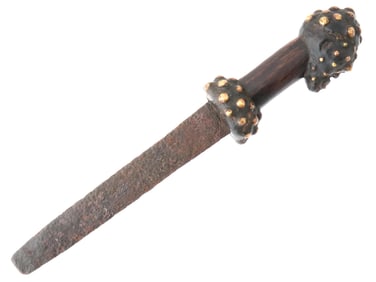 CENTRAL AFRICAN CONGO SONGWE FETISH CEREMONIAL KNIFE