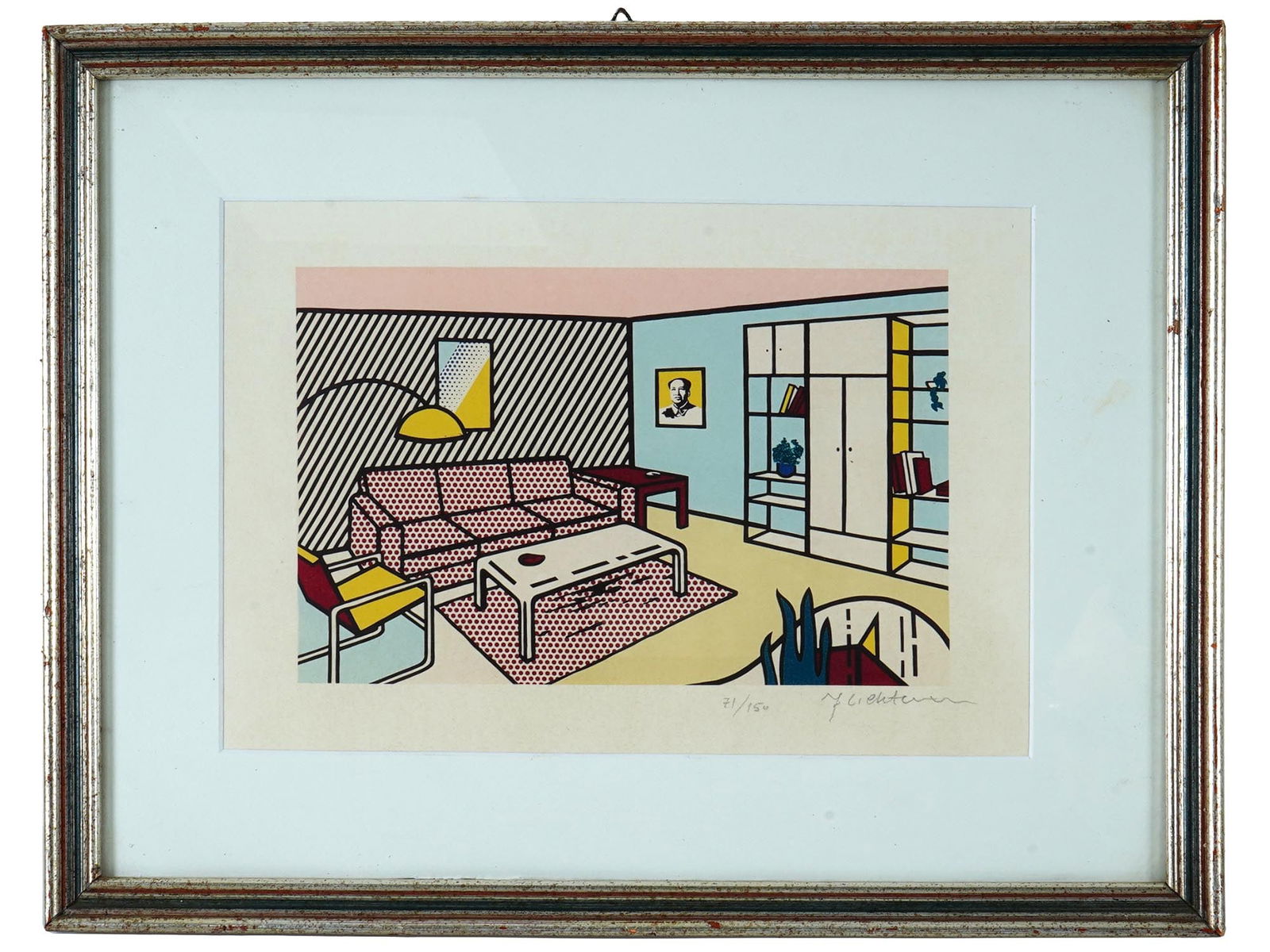 ROY LICHTENSTEIN AMERICAN SIGNED LTD ED LITHOGRAPH (1 of 4)