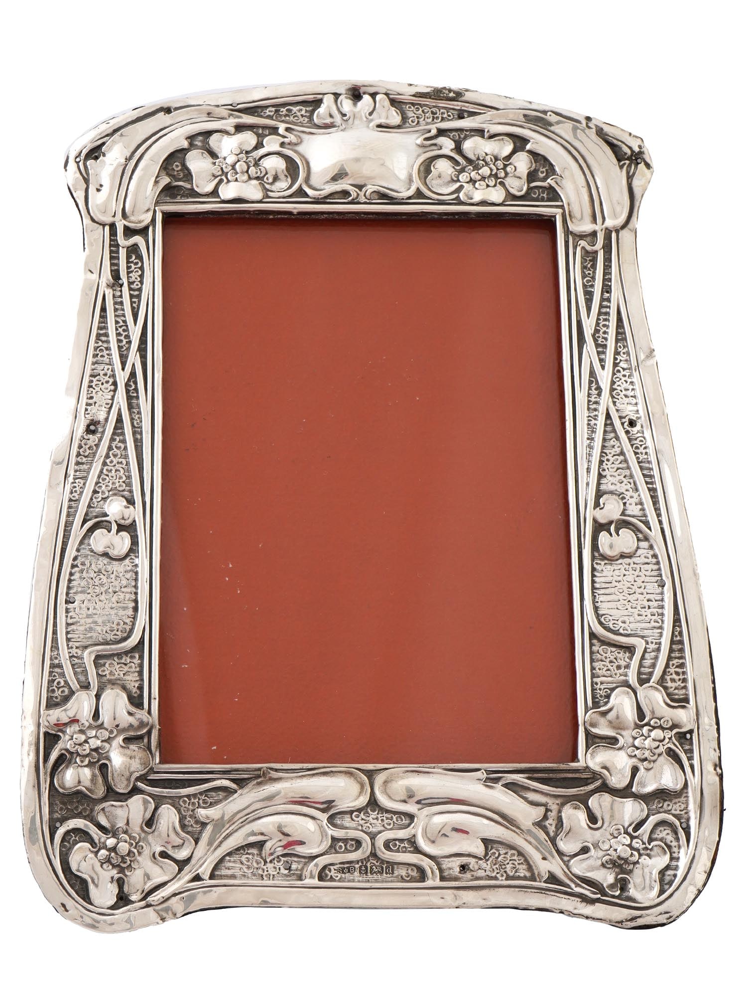 ENGLISH ART NOUVEAU STERLING SILVER PICTURE FRAME (1 of 5)