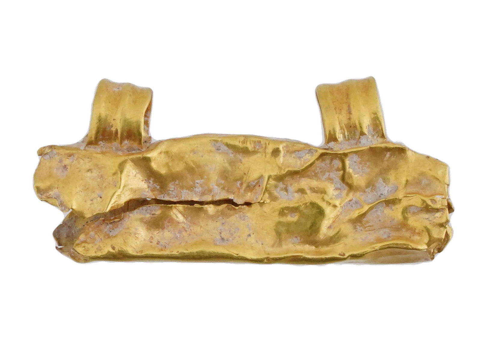 ANCIENT ROMAN GOLD PENDANT A PROLONGED FORM (1 of 4)