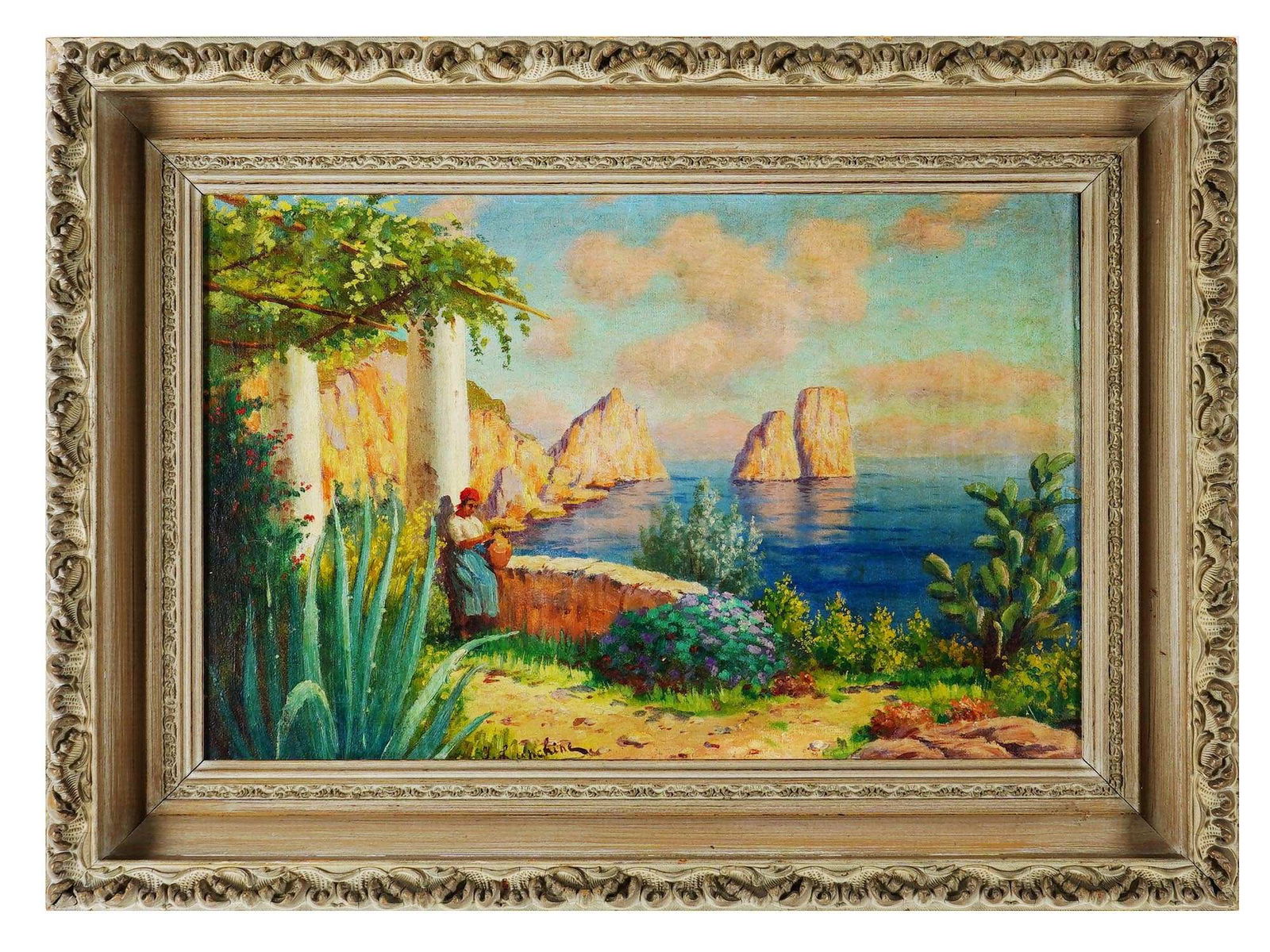 GEORGES LAPCHINE ITALIAN LANDSCAPE OIL PAINTING (1 of 4)