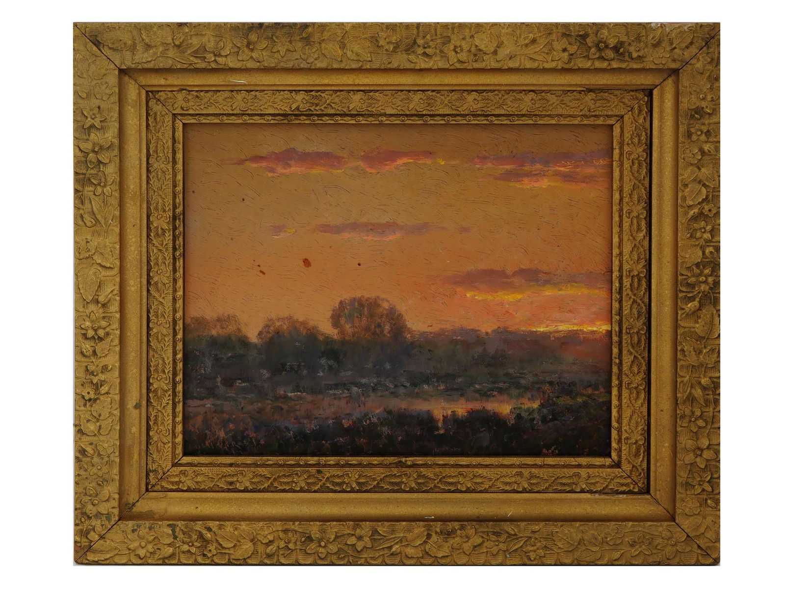 ATTR TO JOHN FROST AMERICAN LANDSCAPE OIL PAINTING (1 of 5)