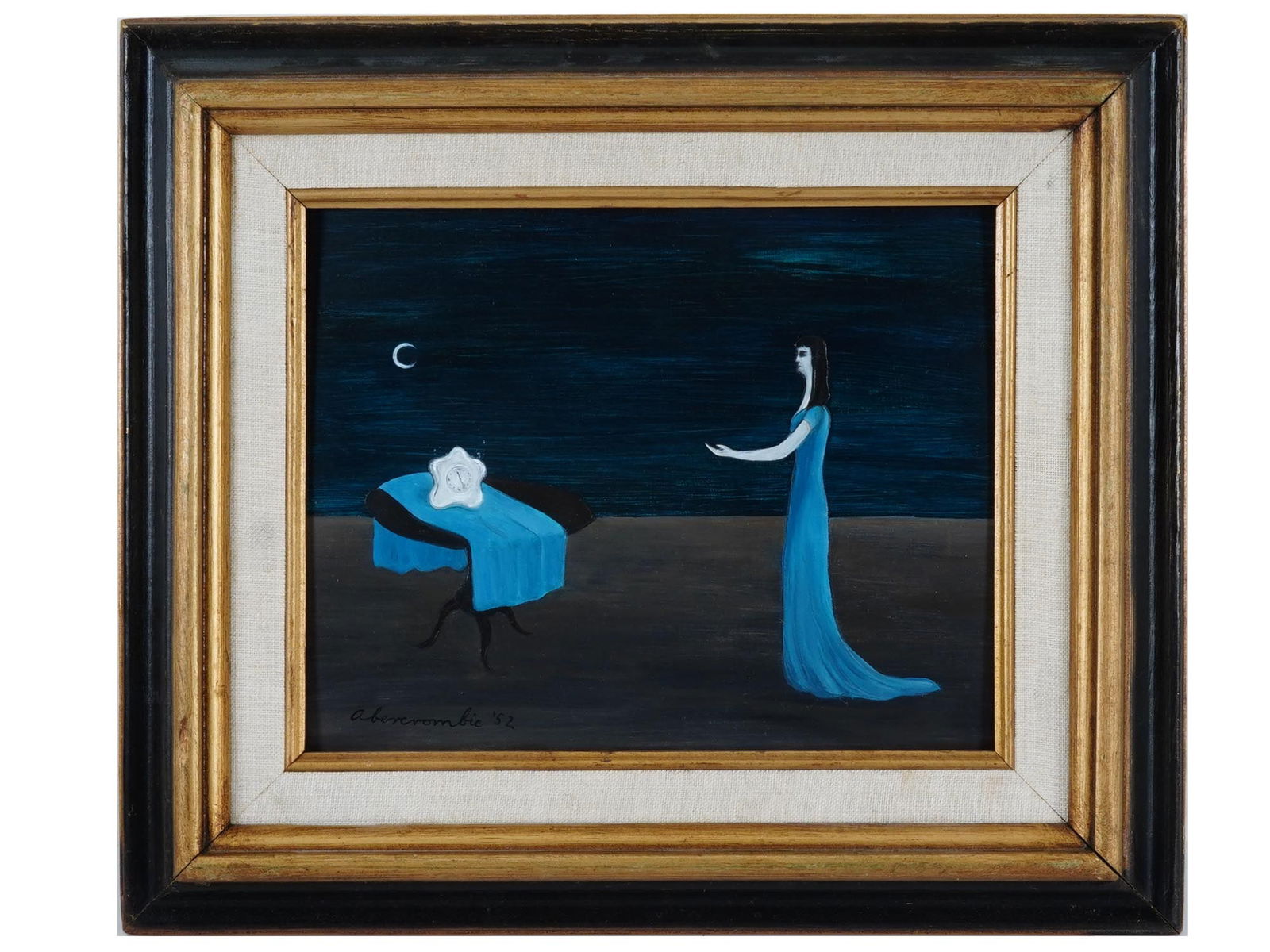 ATTR TO GERTRUDE ABERCROMBIE AMERICAN OIL PAINTING (1 of 6)