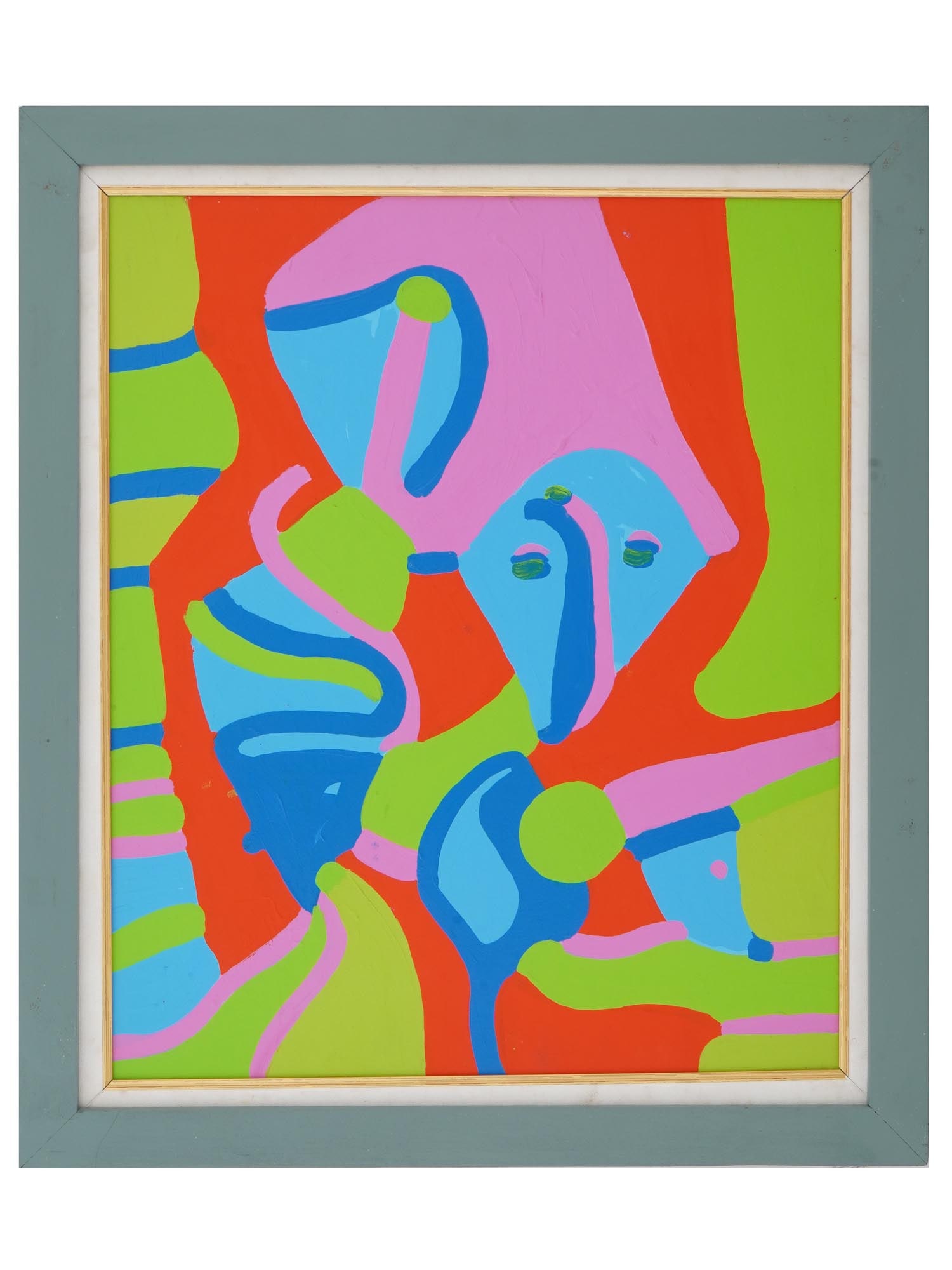 LOUISE ABRAMS ABSTRACT AMERICAN ACRYLIC PAINTING (1 of 6)