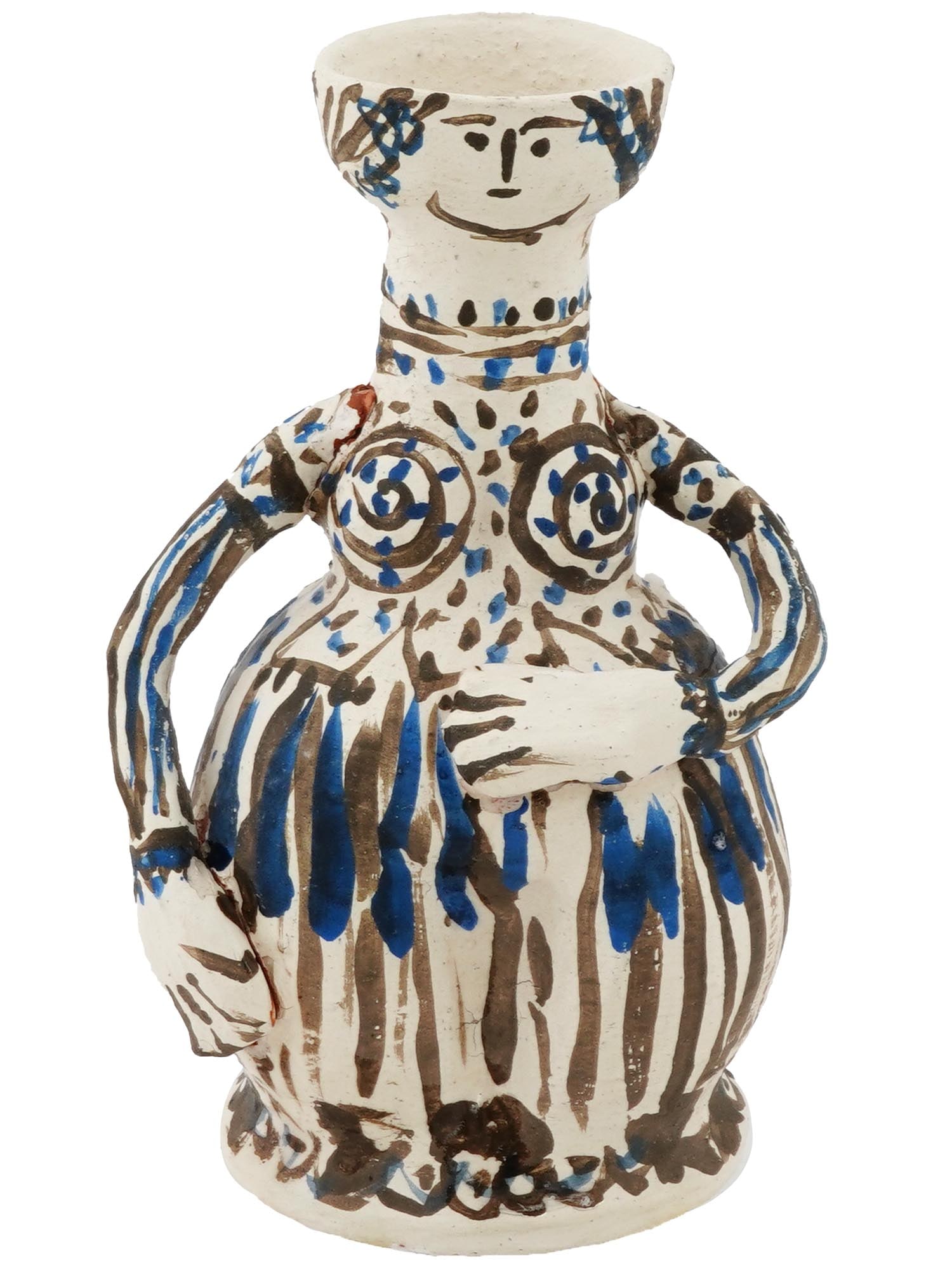 PICASSO HAND PAINTED POTTERY JUG FOR VALLAURIS (1 of 11)
