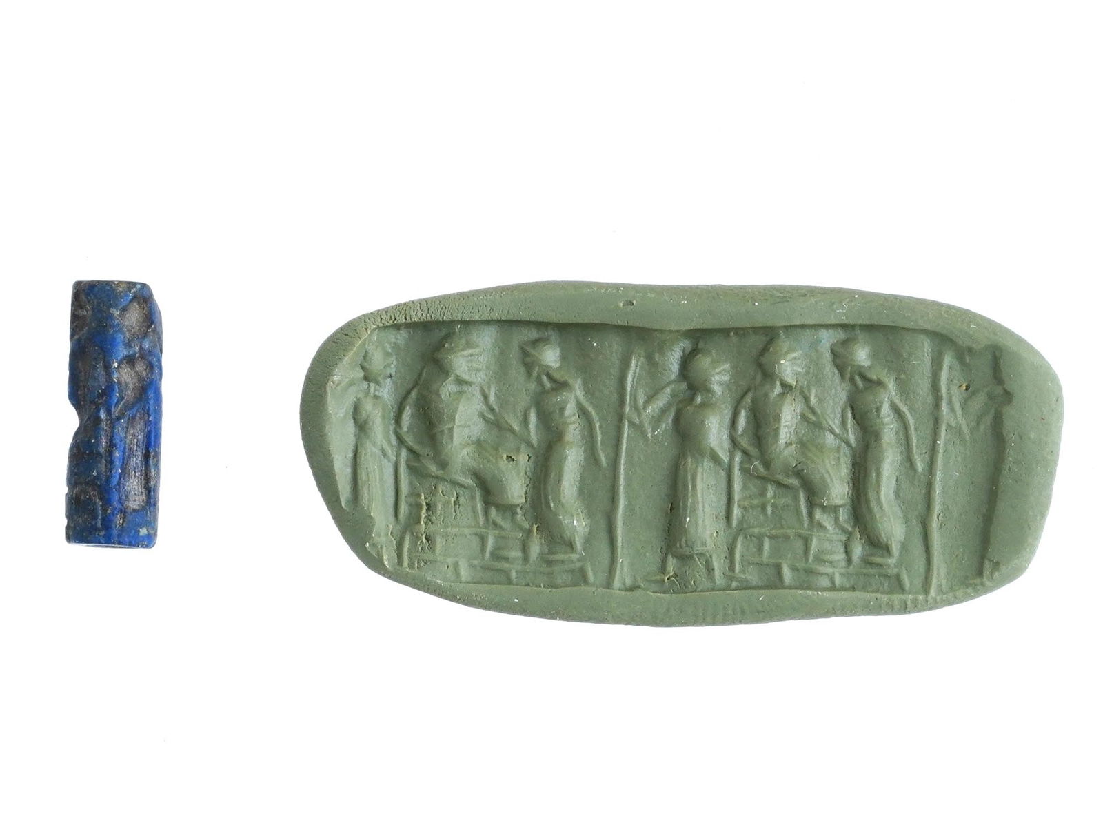 ANCIENT WESTERN ASIATIC ENGRAVED INTAGLIO SEAL BEAD (1 of 4)