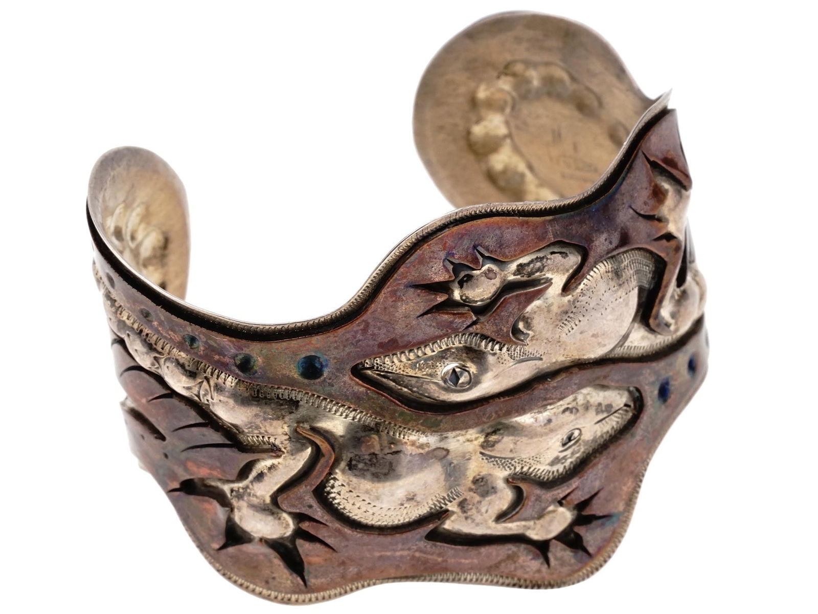 LIMITED EDITION GILT STERLING BANGLE BRACELET (1 of 5)