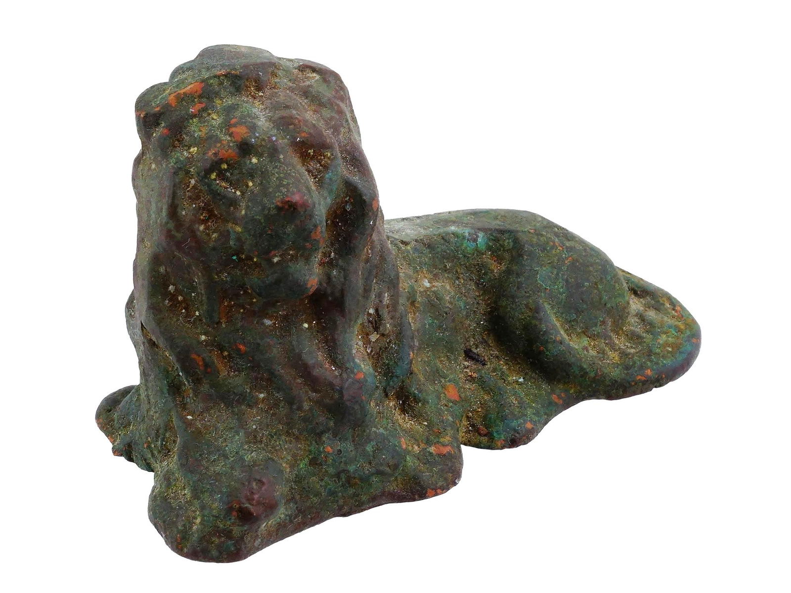 ANCIENT ROMAN BRONZE LYING LION WEIGHT (1 of 8)