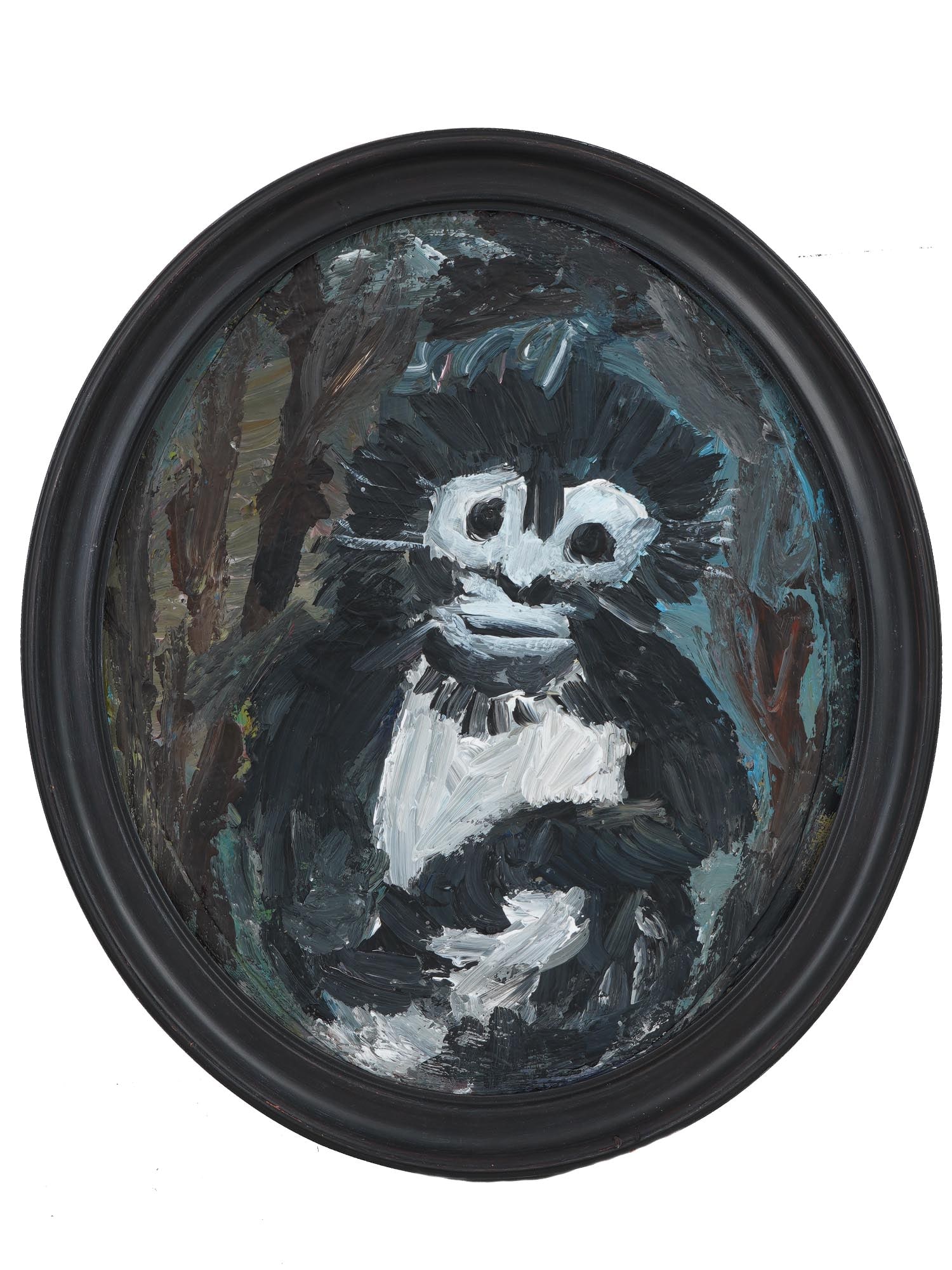 HUNT SLONEM AMERICAN OIL PAINTING MONKEY 1991 (1 of 6)