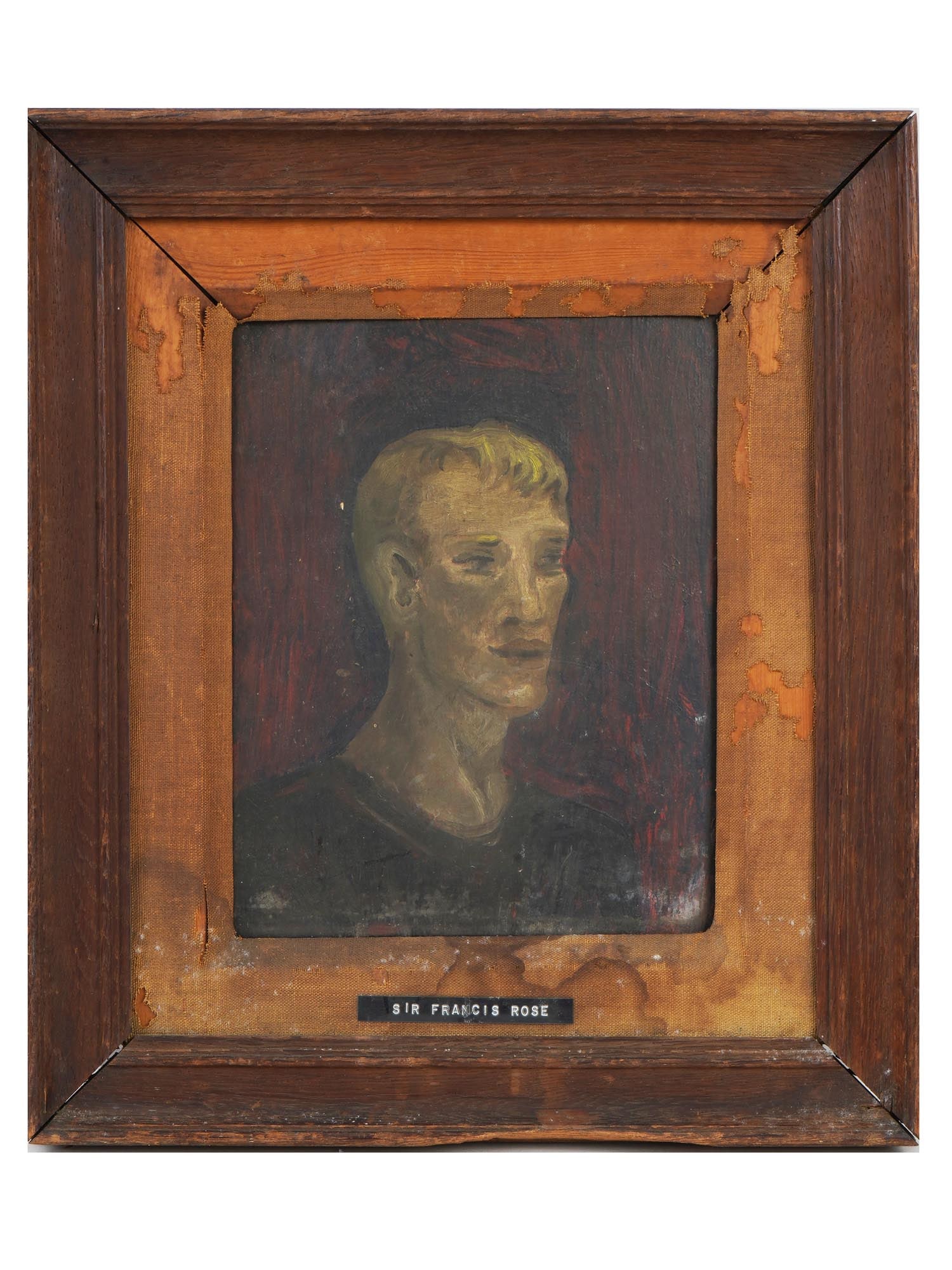 ATTR TO SIR FRANCIS ROSE PORTRAIT OIL PAINTING (1 of 5)