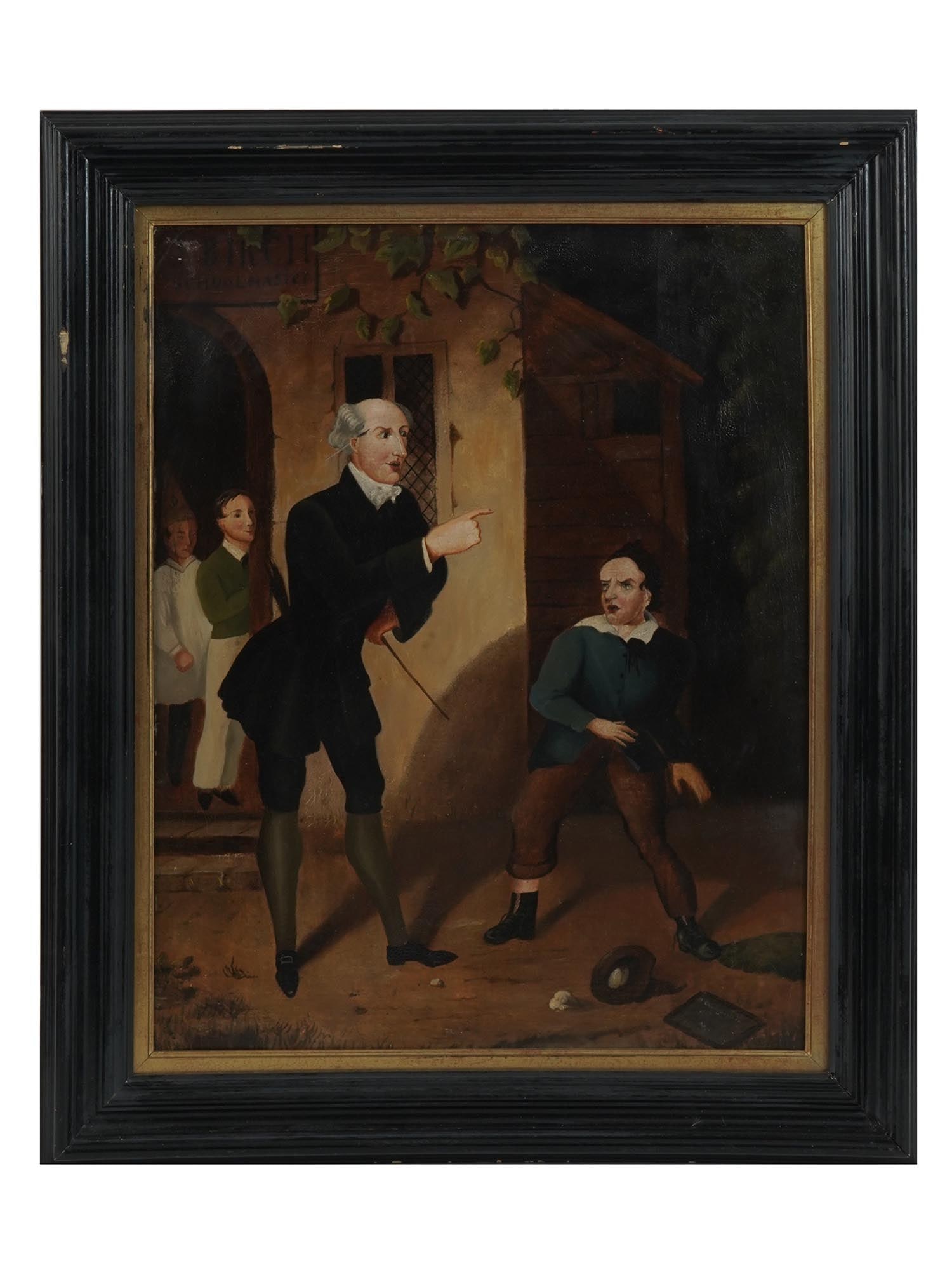 ANTIQUE ENGLISH OIL PAINTING SIGNED CHAMBERLAIN (1 of 6)