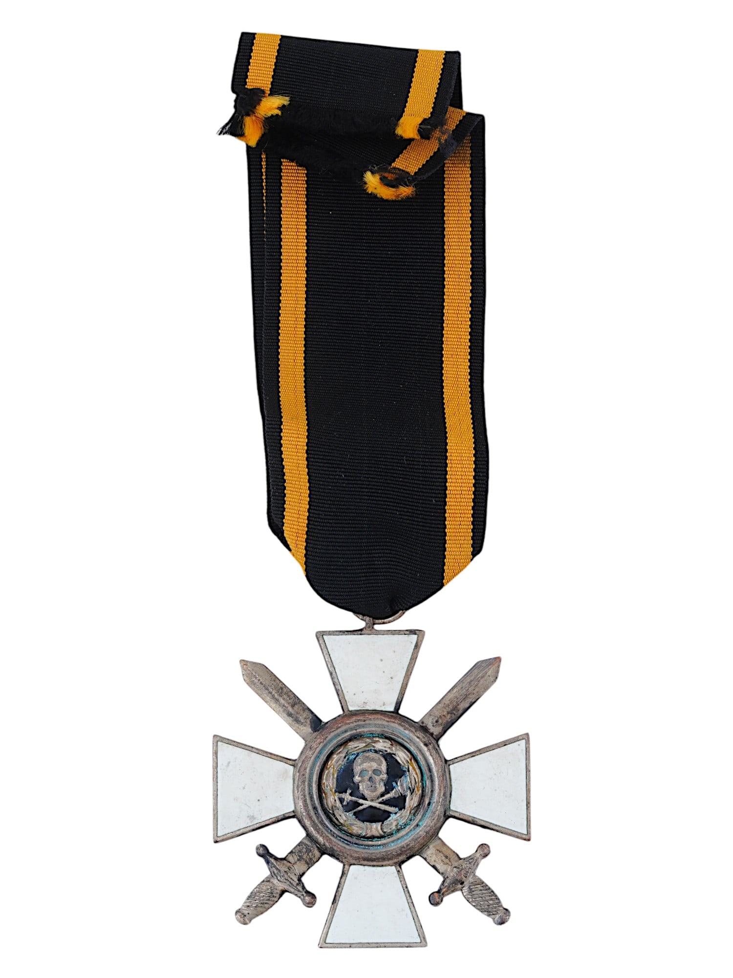 RUSSIAN CIVIL WAR WHITE MOVEMENT CROSS OF THE BRAVE (1 of 2)