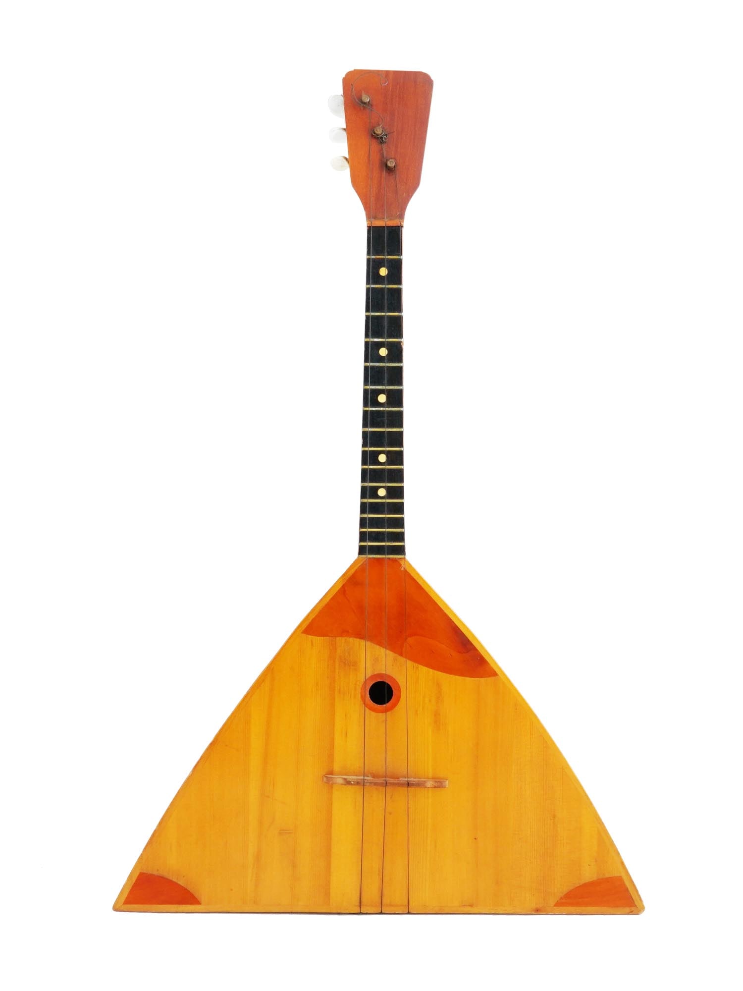 RUSSIAN SOVIET ERA FOLK LUNACHARSKY WOOD BALALAIKA (1 of 10)