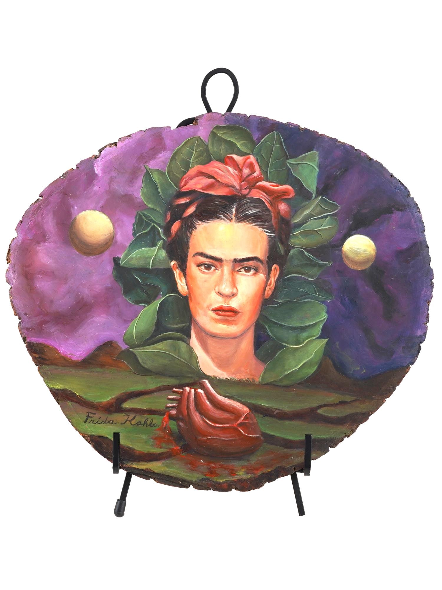 AFTER FRIDA KAHLO SELF PORTRAIT ACRYLIC PAINTING (1 of 9)