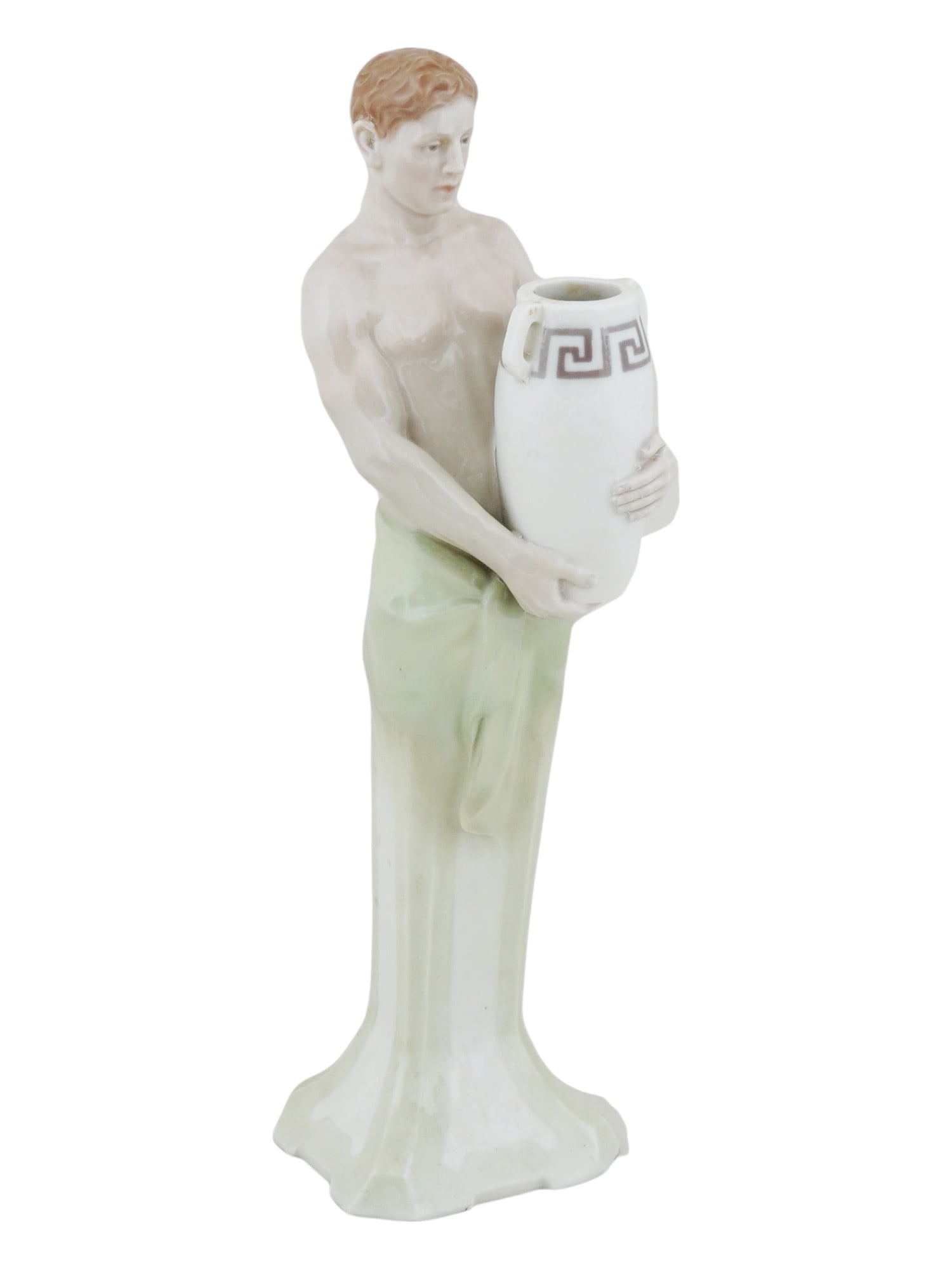 ANTIQUE GERMAN ART NOUVEAU MEISSEN PORCELAIN FIGURINE (1 of 8)