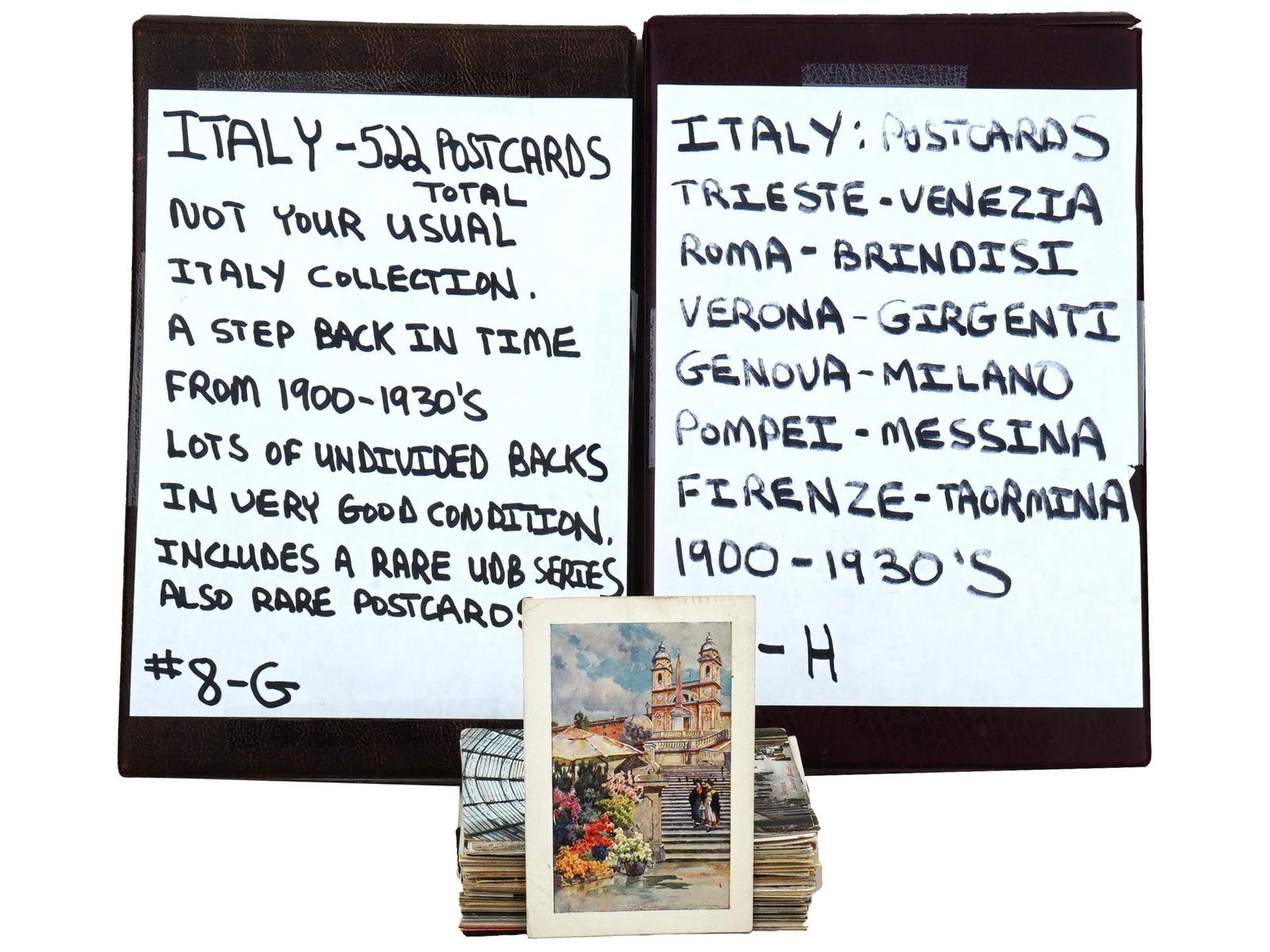 EXTRA LARGE COLLECTION OF ANTIQUE ITALIAN POSTCARDS (1 of 14)