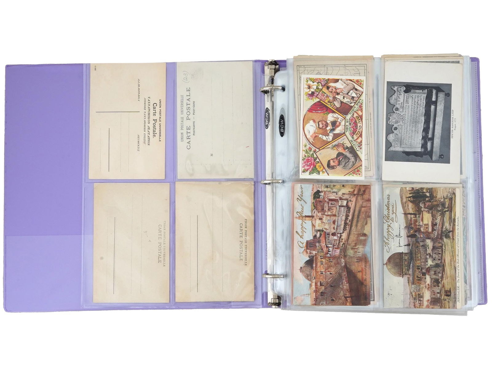 COLLECTION OF 167 ANTIQUE ISRAELI AND TURKISH POSTCARDS (1 of 13)