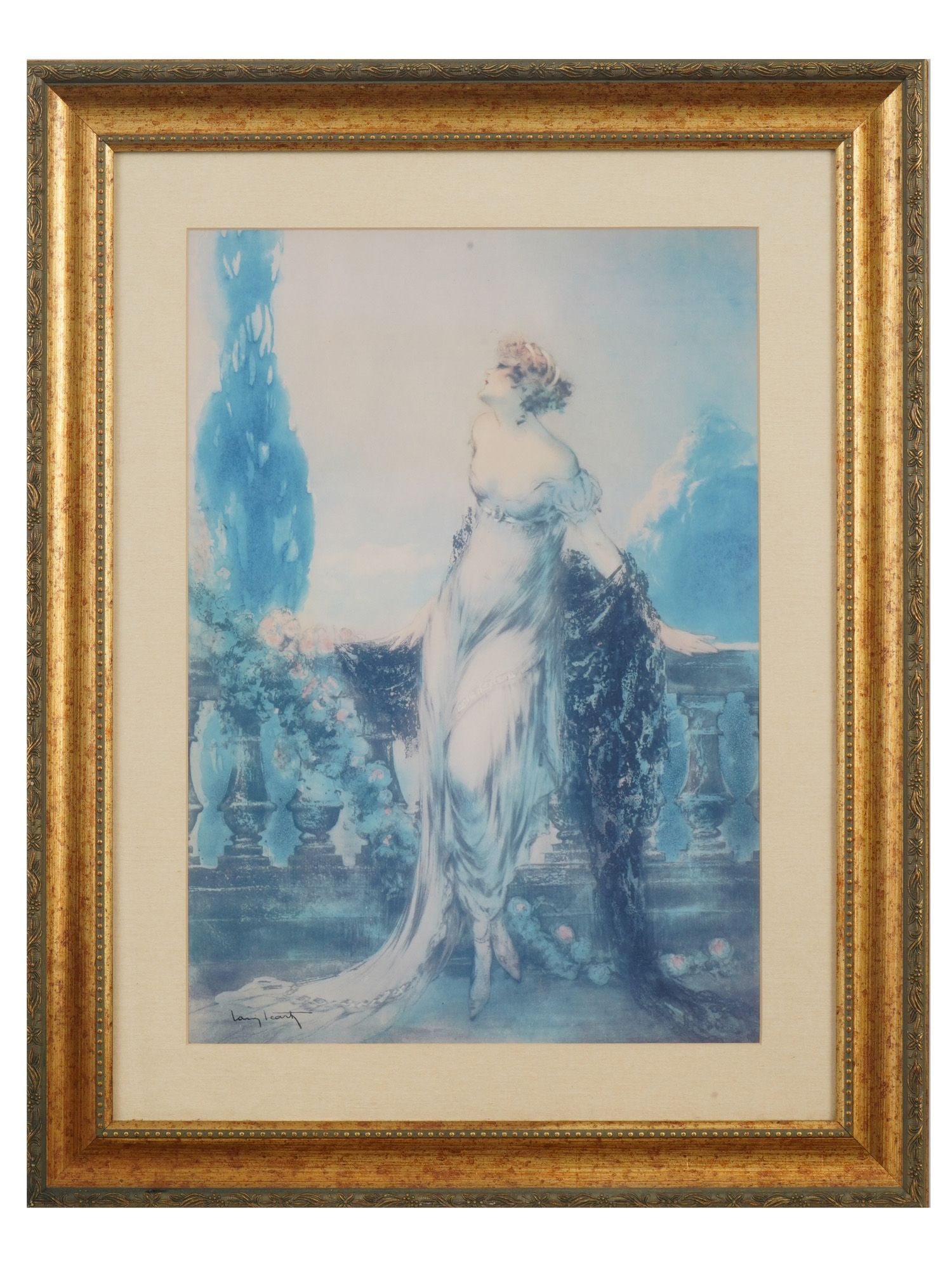 LOUIS ICART FRENCH ETCHING TITLED WERTHER SIGNED (1 of 4)