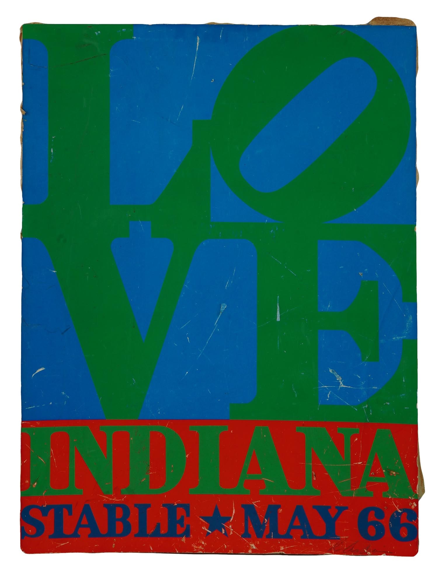 VINTAGE AMERICAN SILKSCREEN POSTER BY ROBERT INDIANA (1 of 4)