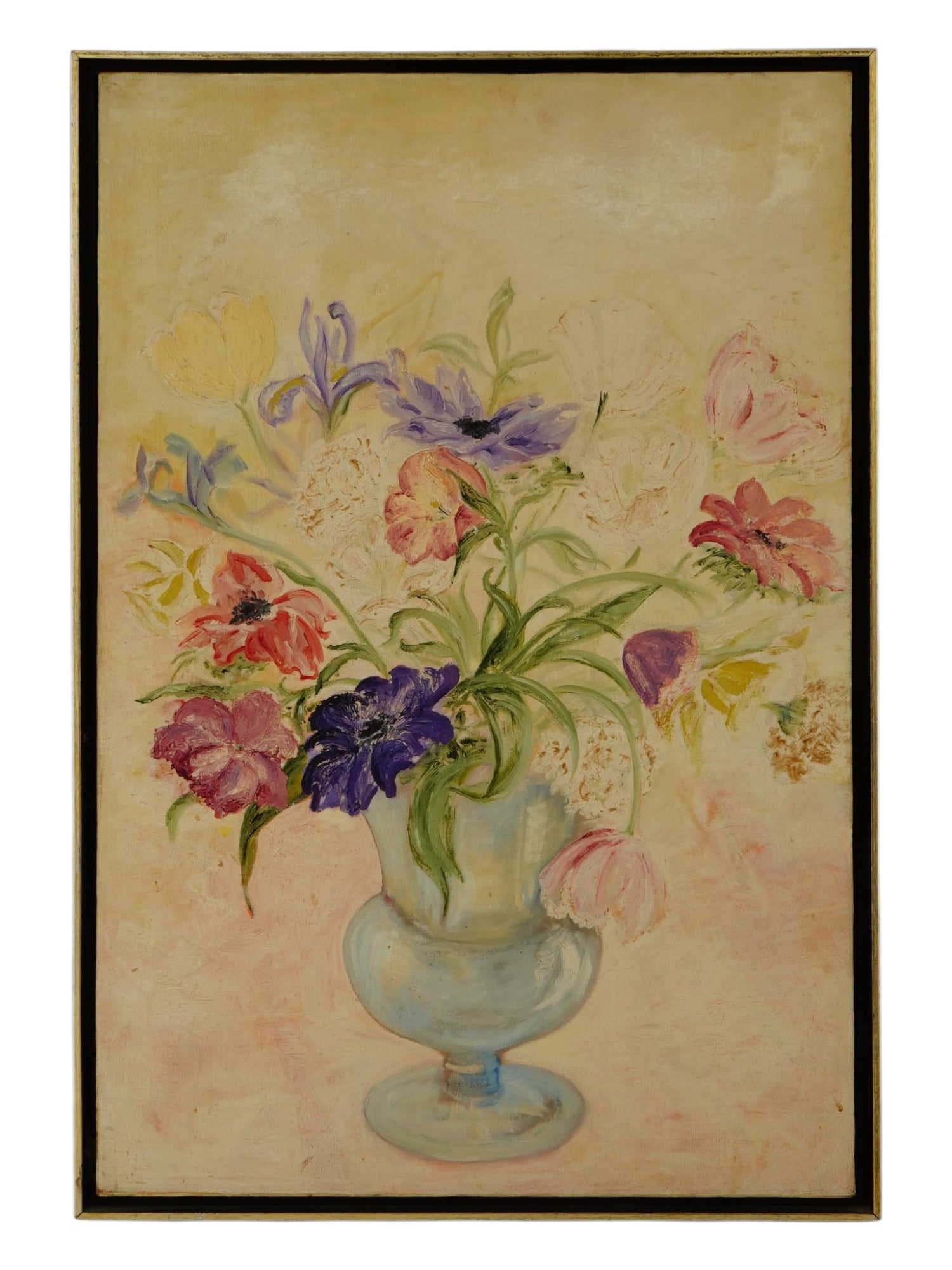 POST IMPRESSIONIST FLORAL STILL LIFE OIL PAINTING (1 of 5)