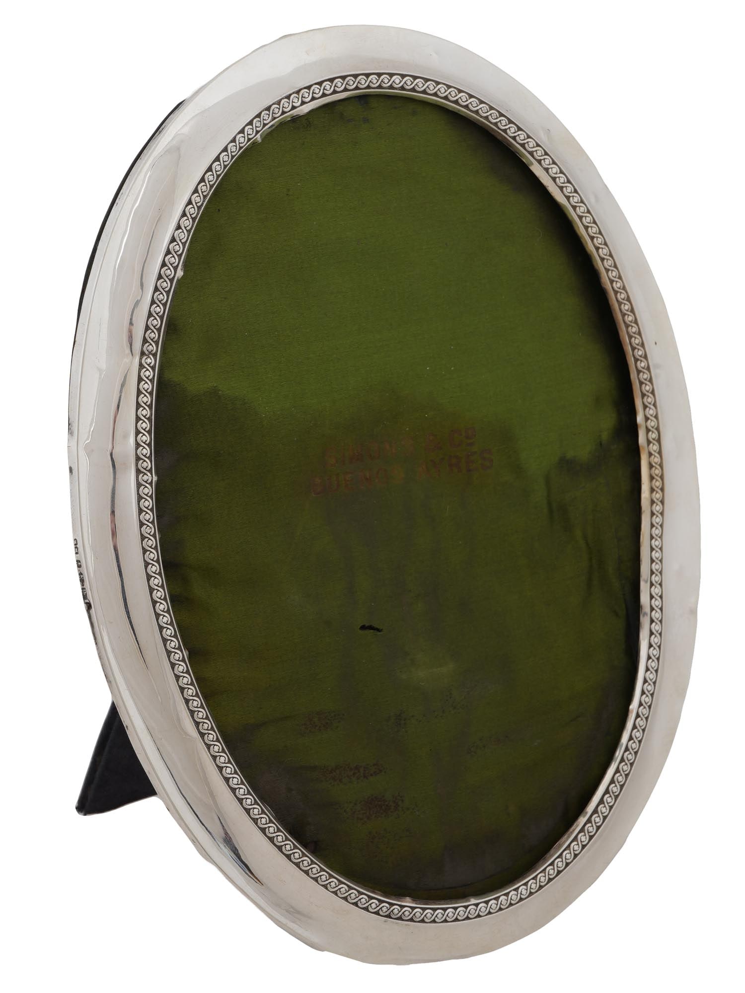 ANTIQUE ENGLISH STERLING SILVER STANDING FRAME (1 of 7)