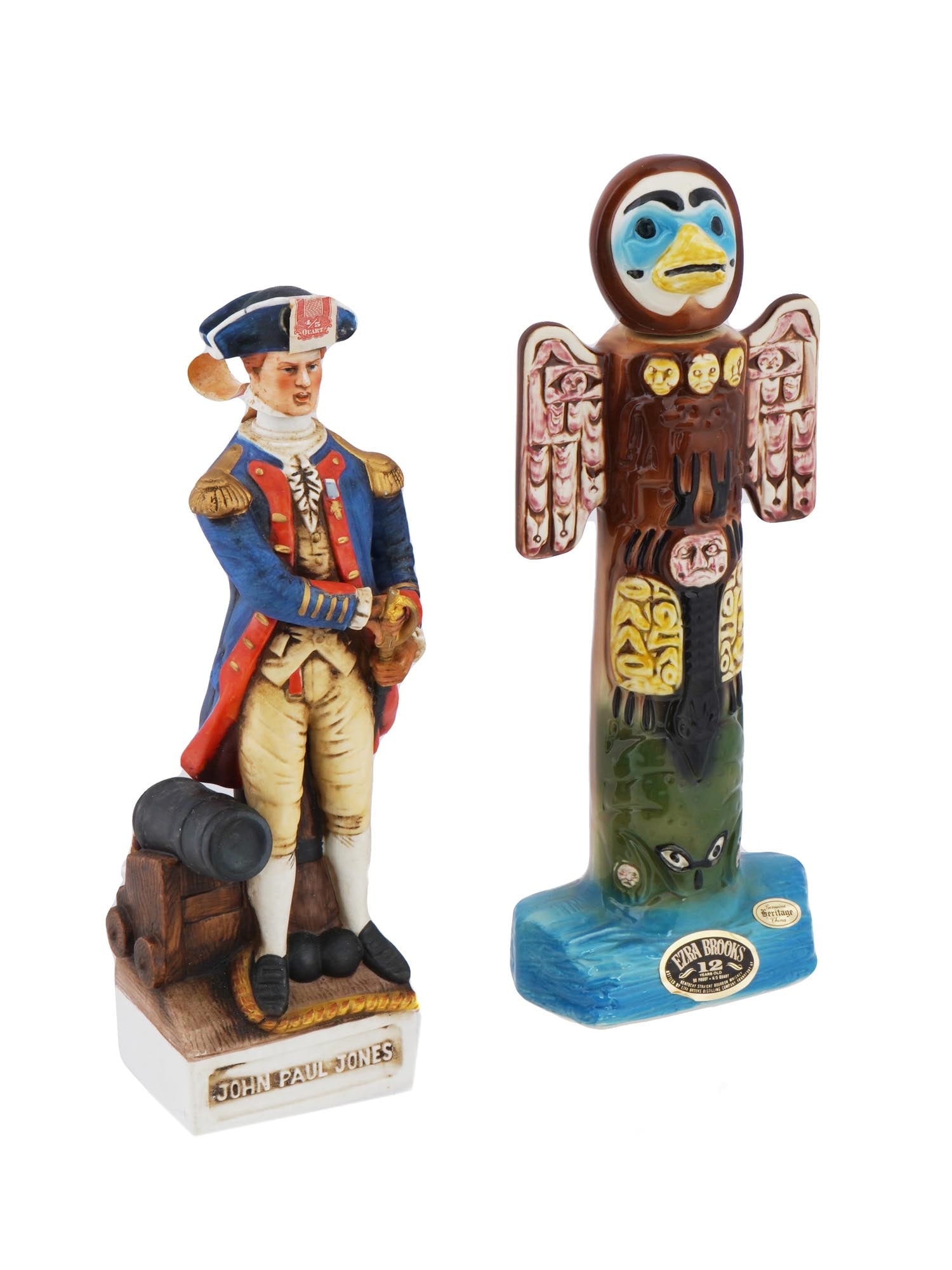 MCCORMICK AND EZRA BROOKS PORCELAIN LIQUOR BOTTLES (1 of 11)