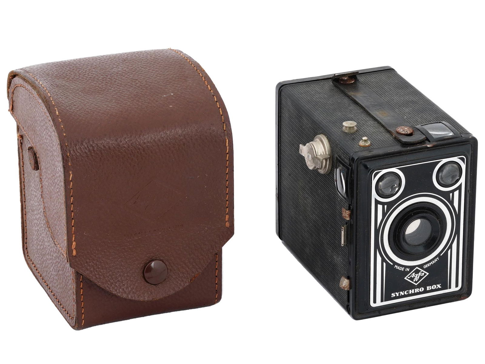 GERMAN AGFA SYNCHRO BOX ROLL FILM CAMERA 1930S (1 of 7)