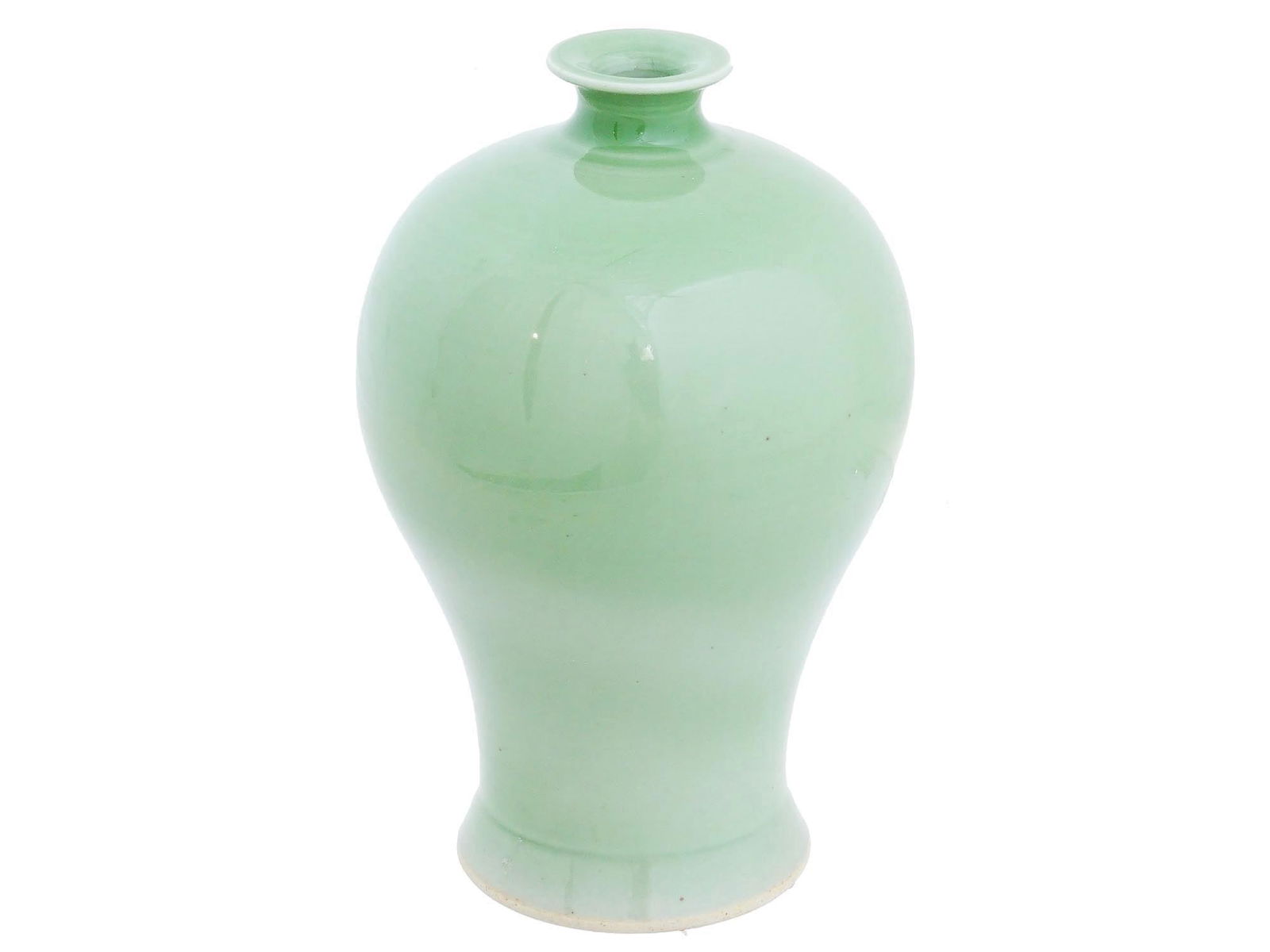 VINTAGE CHINESE CELADON GLAZED PORCELAIN VASE (1 of 8)
