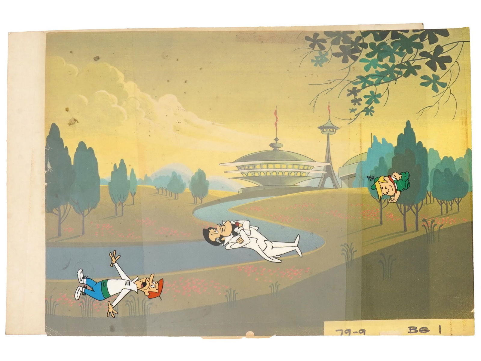 THE JETSONS CARTOON HAND PAINTED ANIMATION CELS (1 of 8)