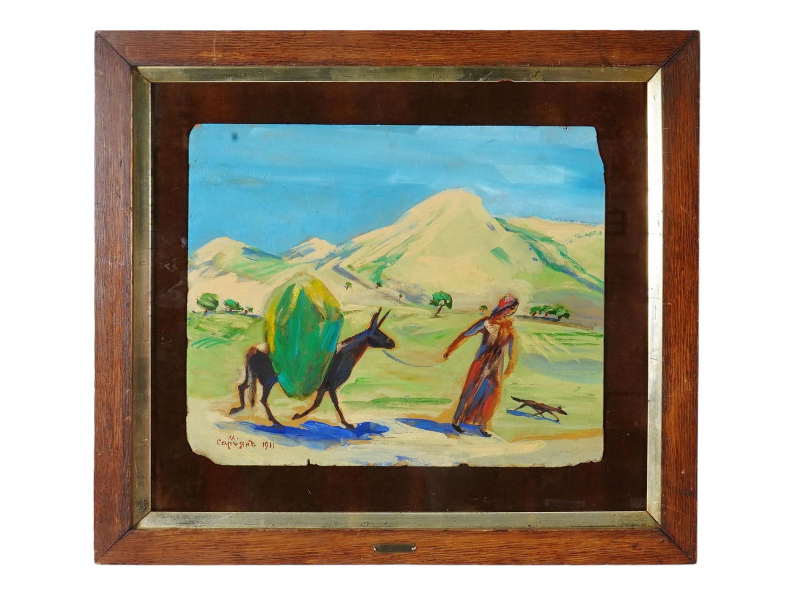 ARMENIAN ACRYLIC PAINTING BY MARTIROS SARYAN (1 of 6)