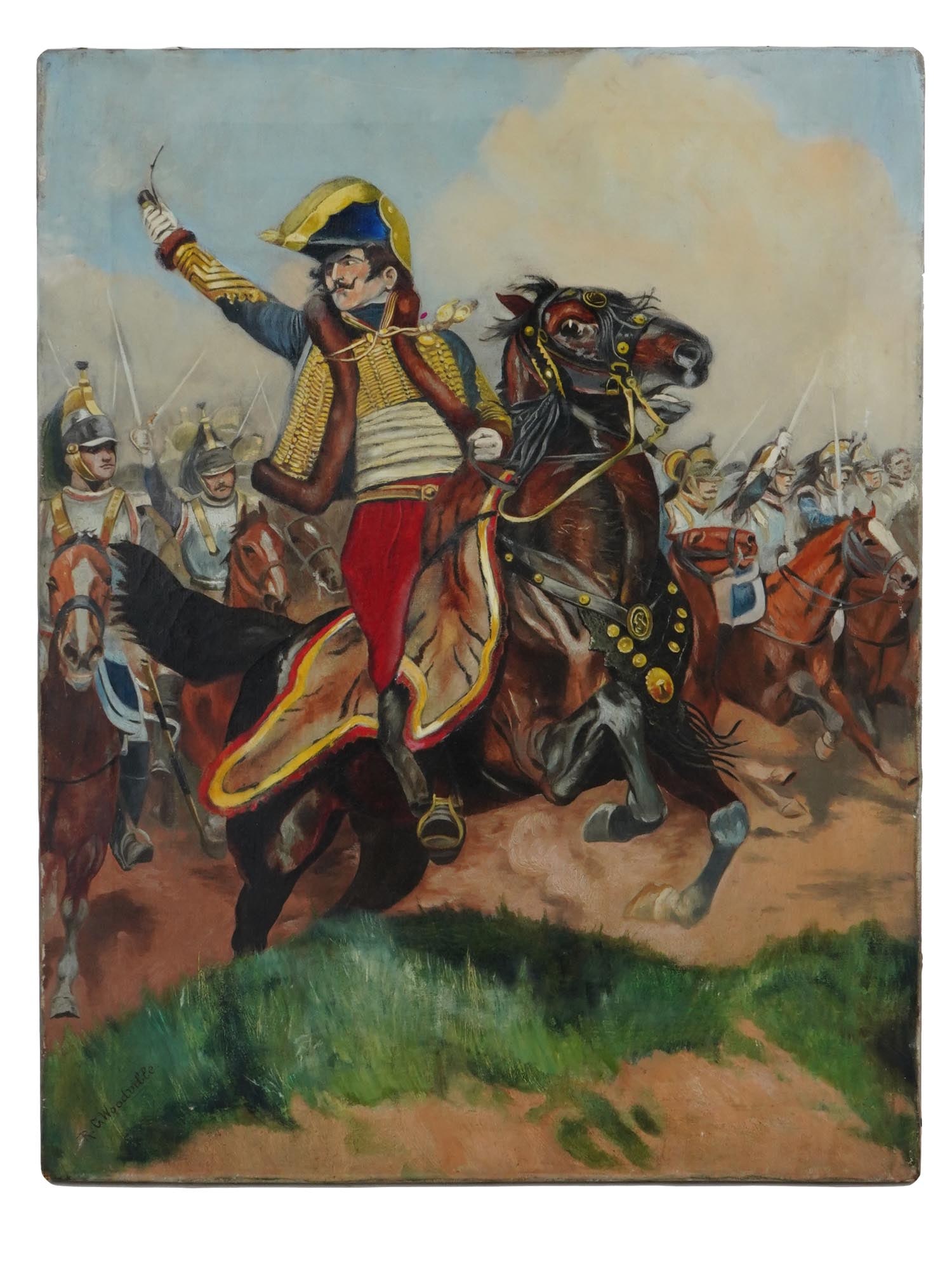 FRENCH PAINTING AFTER EDOUARD DETAILLE GENERAL LASALLE (1 of 8)