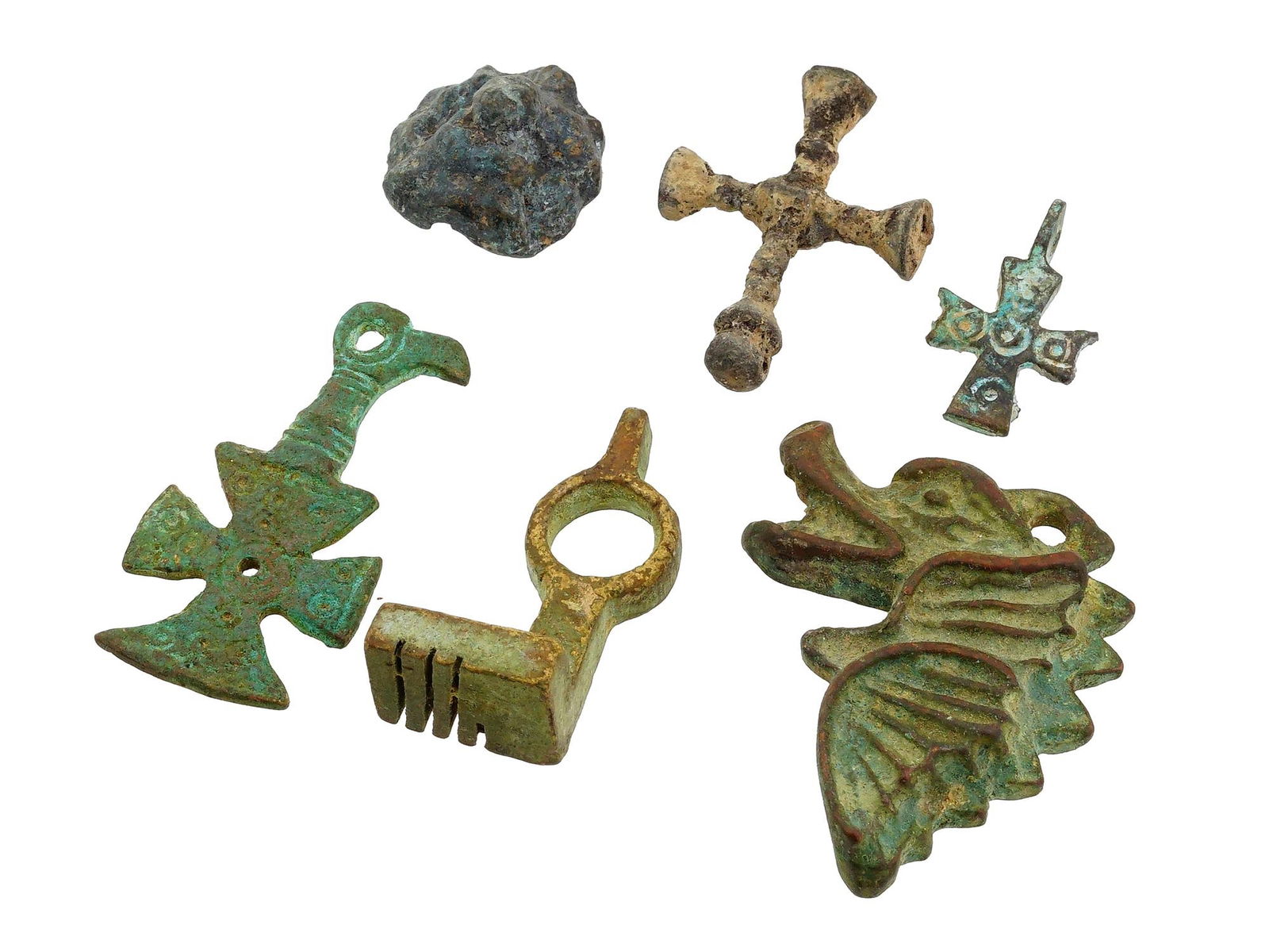 COLLECTION OF ANCIENT ROMAN AND BYZANTINE BRONZE ITEMS (1 of 4)