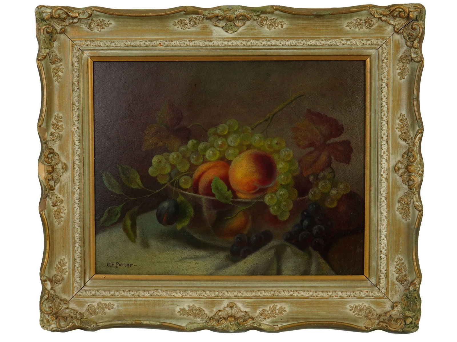 AMERICAN FRUIT OIL PAINTING BY CHARLES ETHAN PORTER (1 of 5)