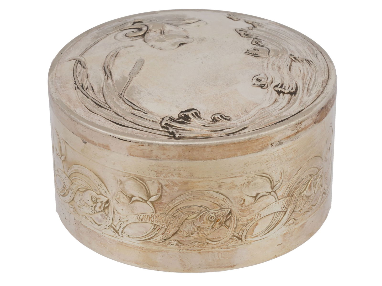 ANTIQUE ART NOUVEAU GERMAN WMF SILVER PLATED BOX (1 of 7)