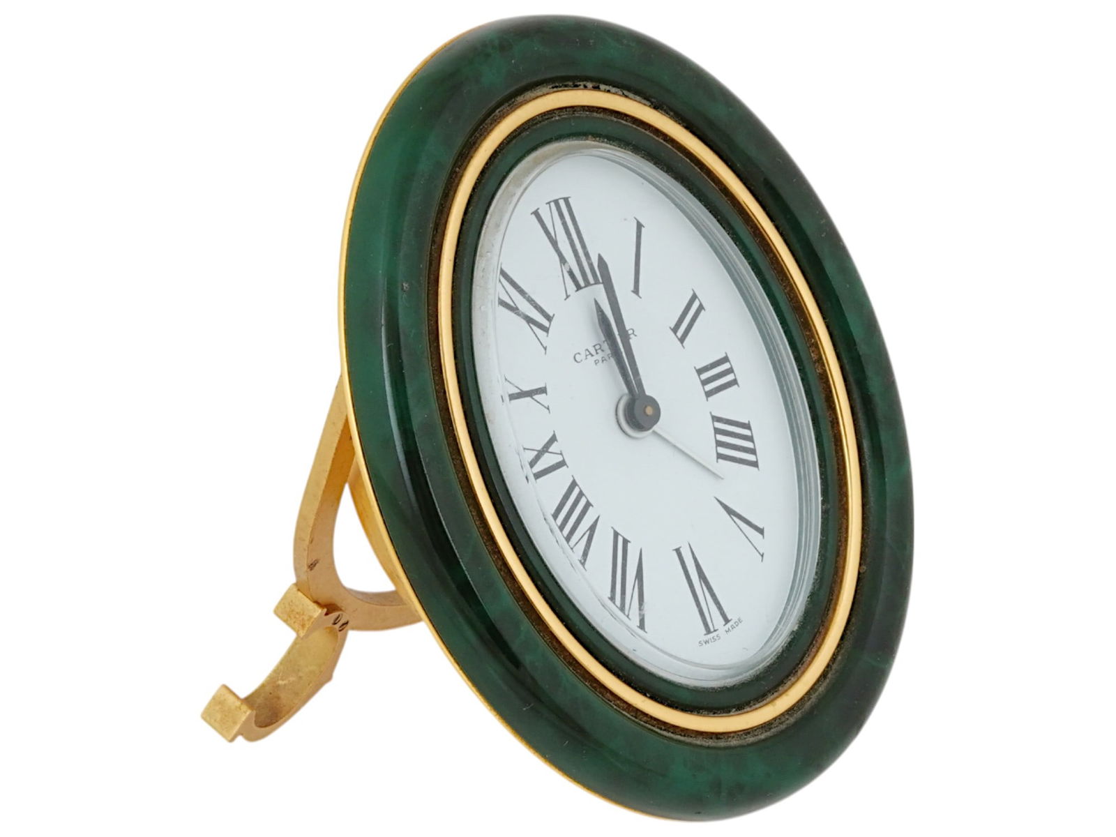 VINTAGE CARTIER PARIS BAIGNOIRE TABLE ALARM CLOCK (1 of 6)