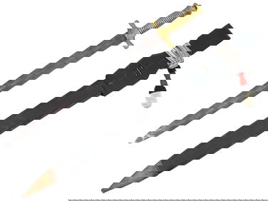 GERMAN TRADITIONAL HUNTING SWORD WITH SCABBARD (1 of 4)
