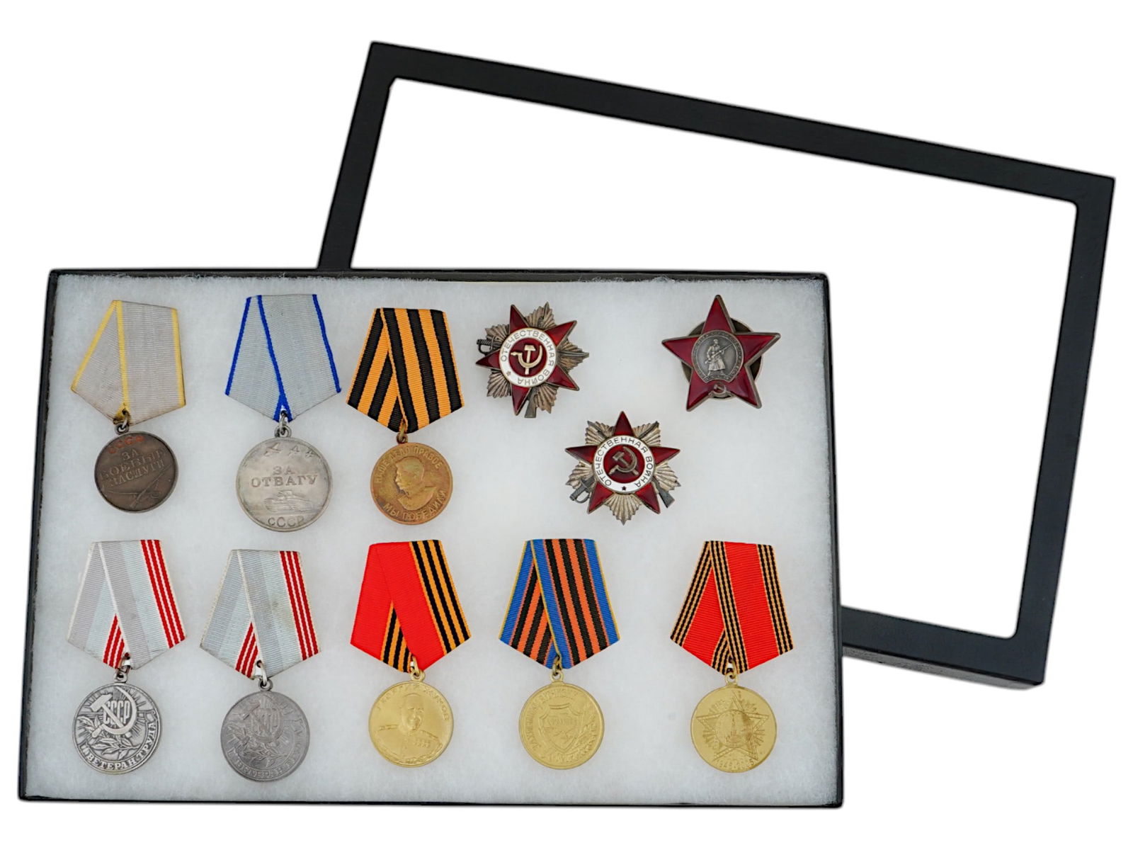RUSSIAN SOVIET AND UKRAINIAN MILITARY SERVICE AWARDS (1 of 9)