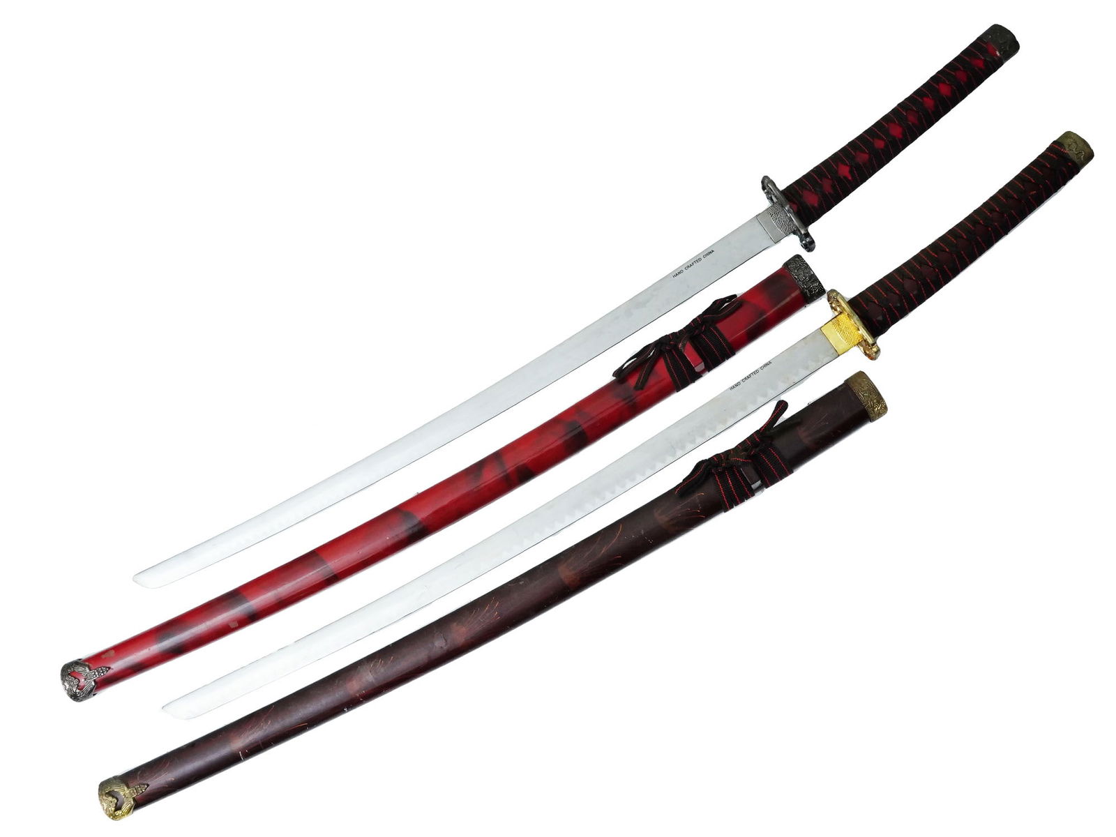 JAPANESE SAMURAI KATANA SWORDS WITH SCABBARDS (1 of 5)