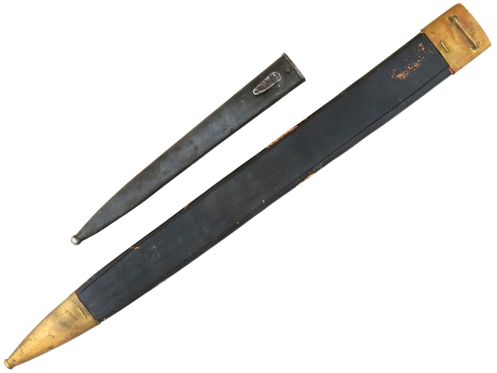 EUROPEAN BAYONET SCABBARD AND SHORT SWORD SCABBARD (1 of 3)