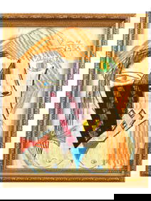 PABLO PICASSO CUBIST FEMALE PORTRAIT PAINTING (1 of 4)