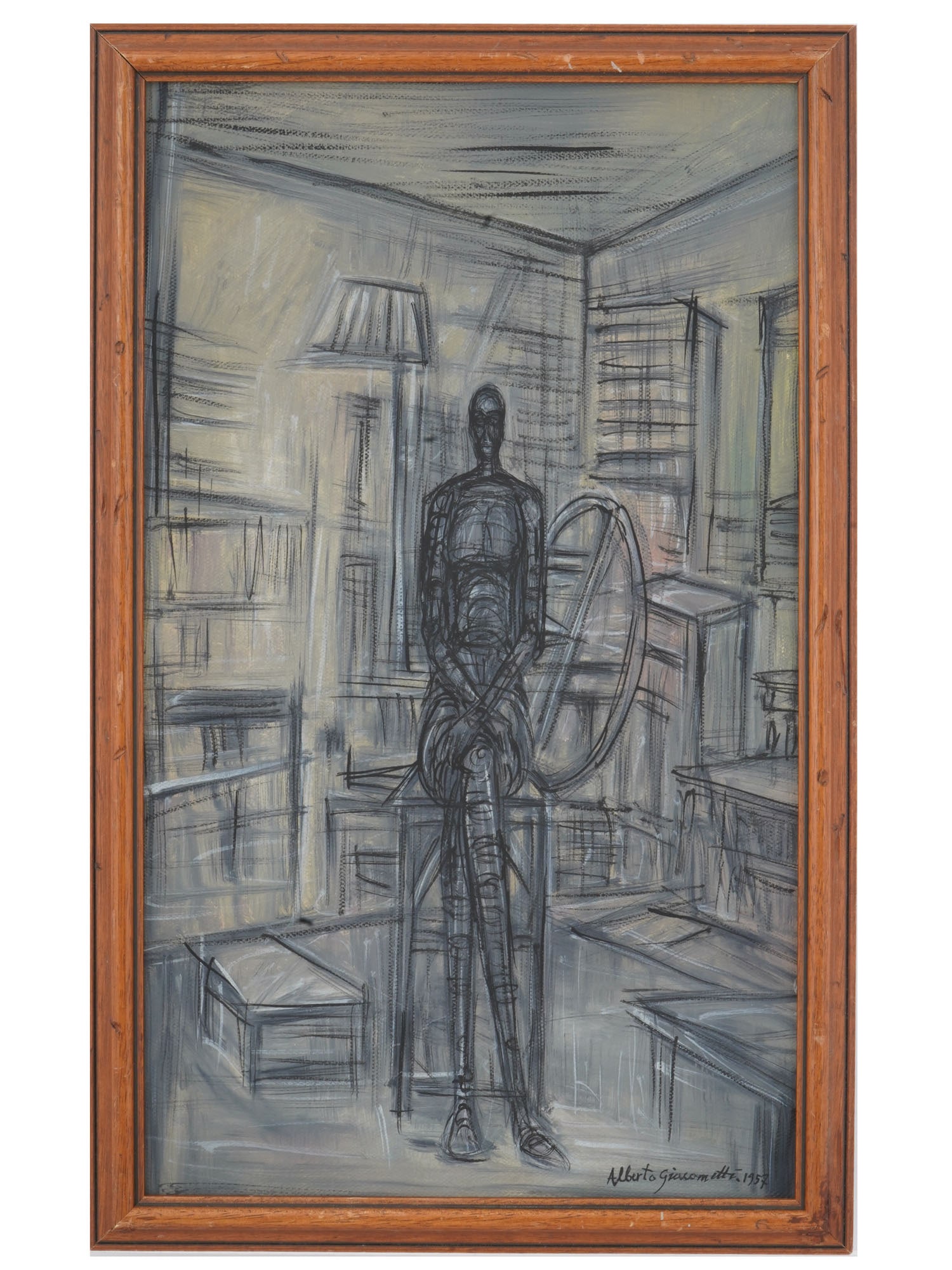 MID CEN EUROPEAN SCHOOL FIGURATIVE SCENE OIL PAINTING (1 of 4)