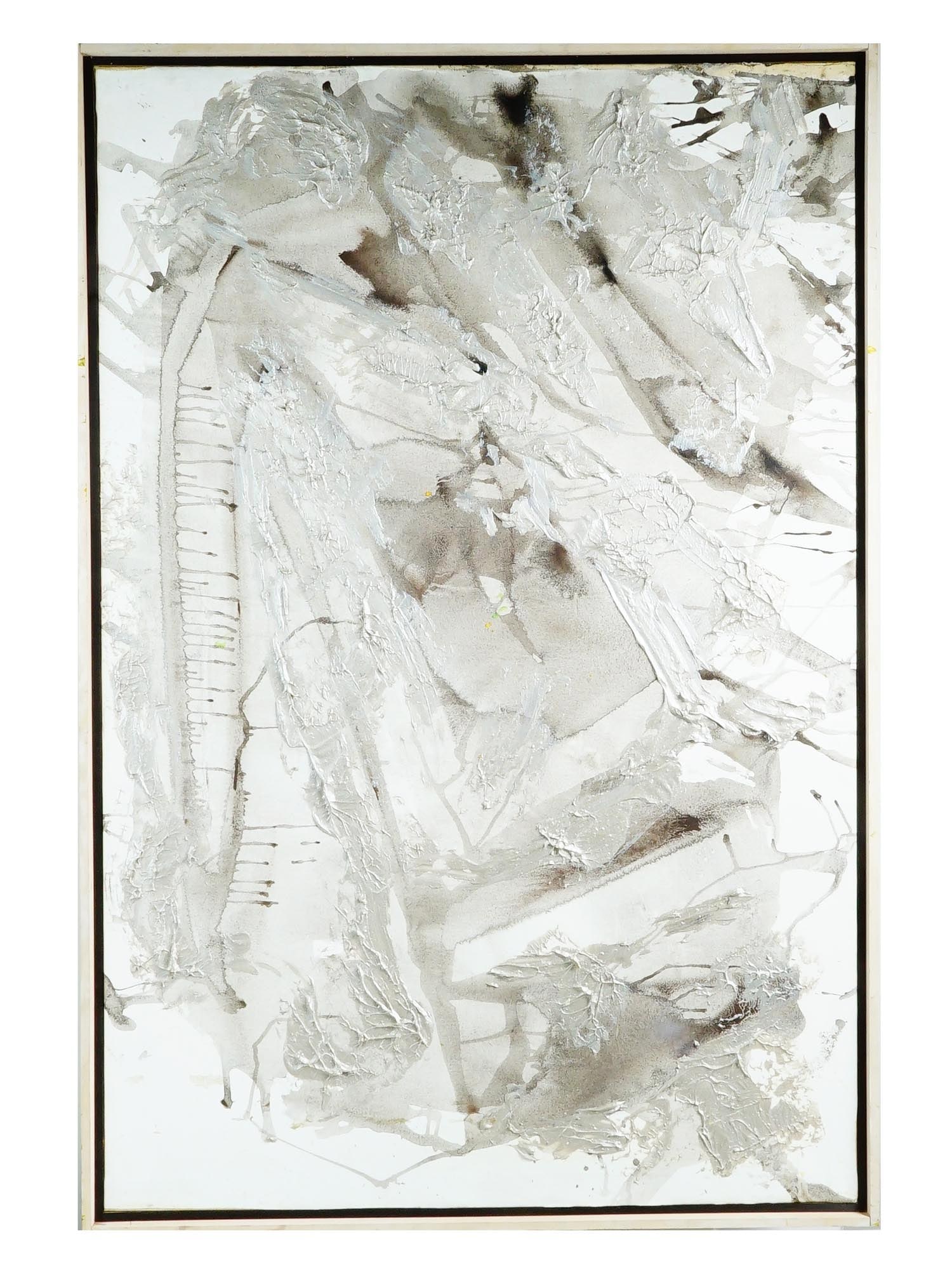 MODERN ABSTRACT EXPRESSIONIST MANNER ACRYLIC PAINTING (1 of 6)