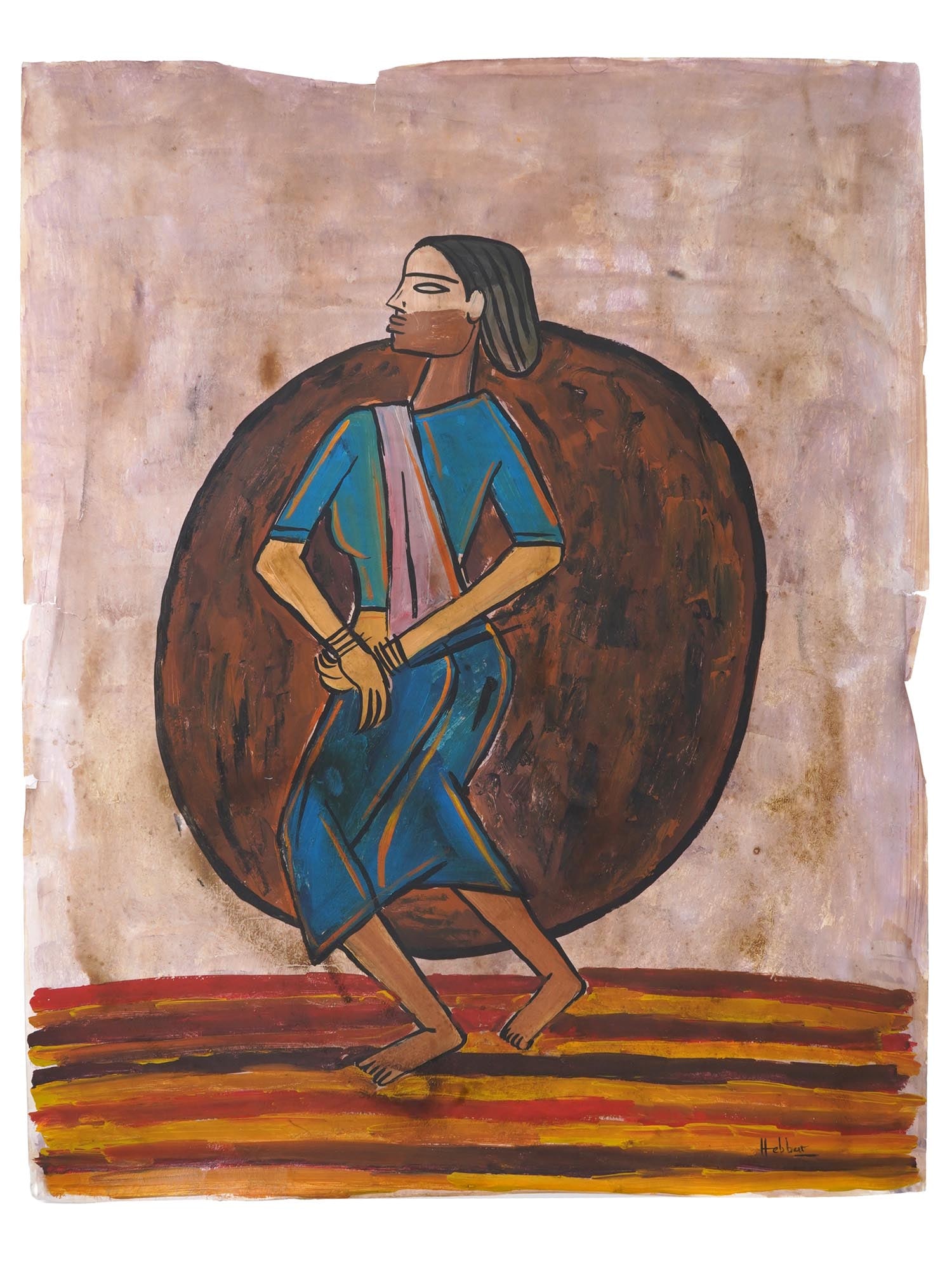 AFTER KATINGERI KRISHNA HEBBAR INDIAN OIL PAINTING (1 of 4)