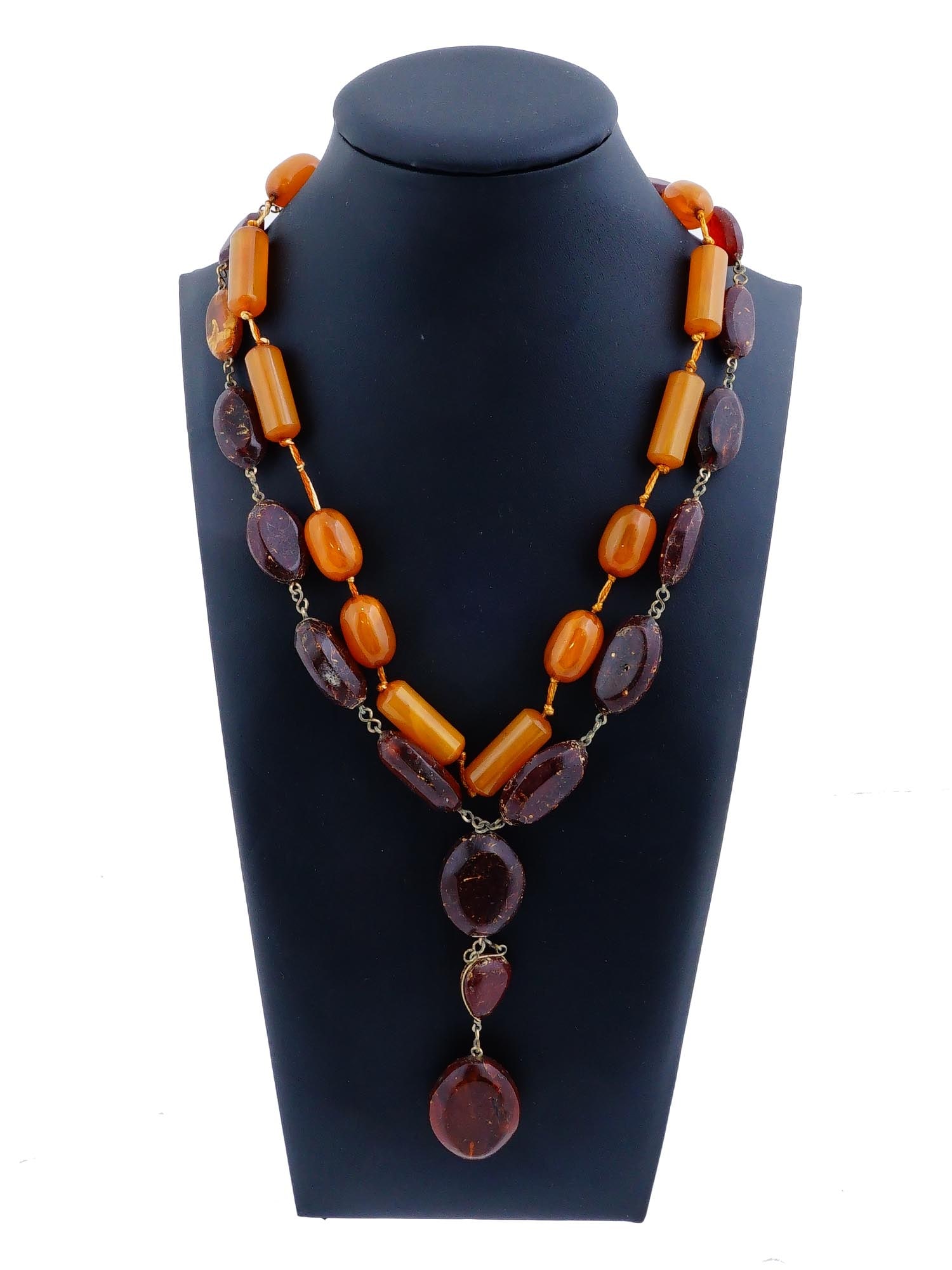 VINTAGE BALTIC AMBER BEADED NECKLACES (1 of 3)